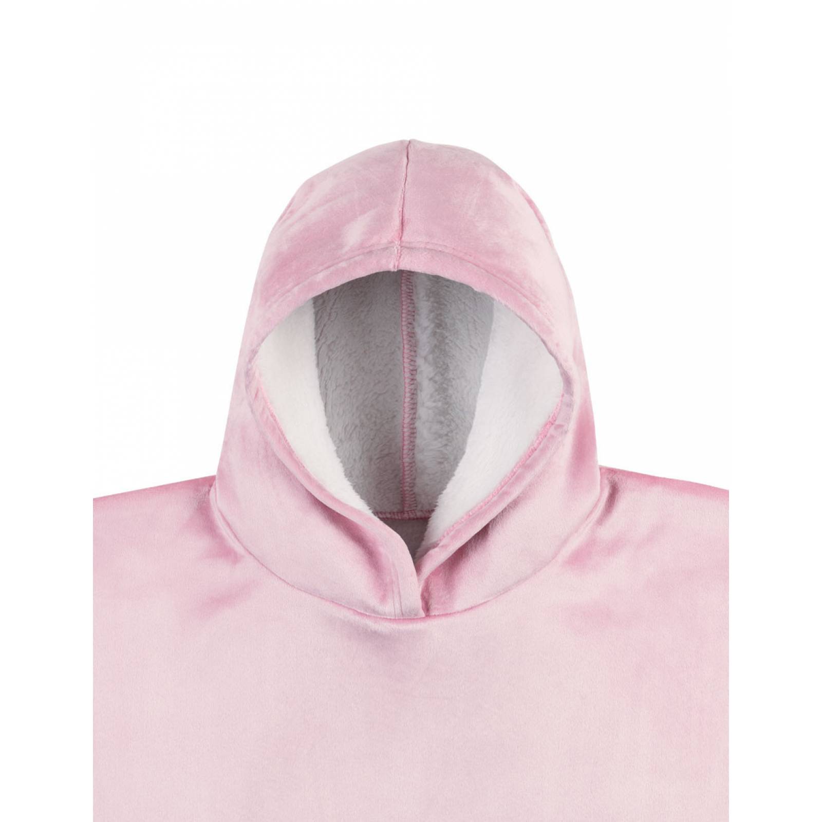 Sudadera Cobija Con Capucha Y Borrega Para Niño - Rosa ESQUIMAL