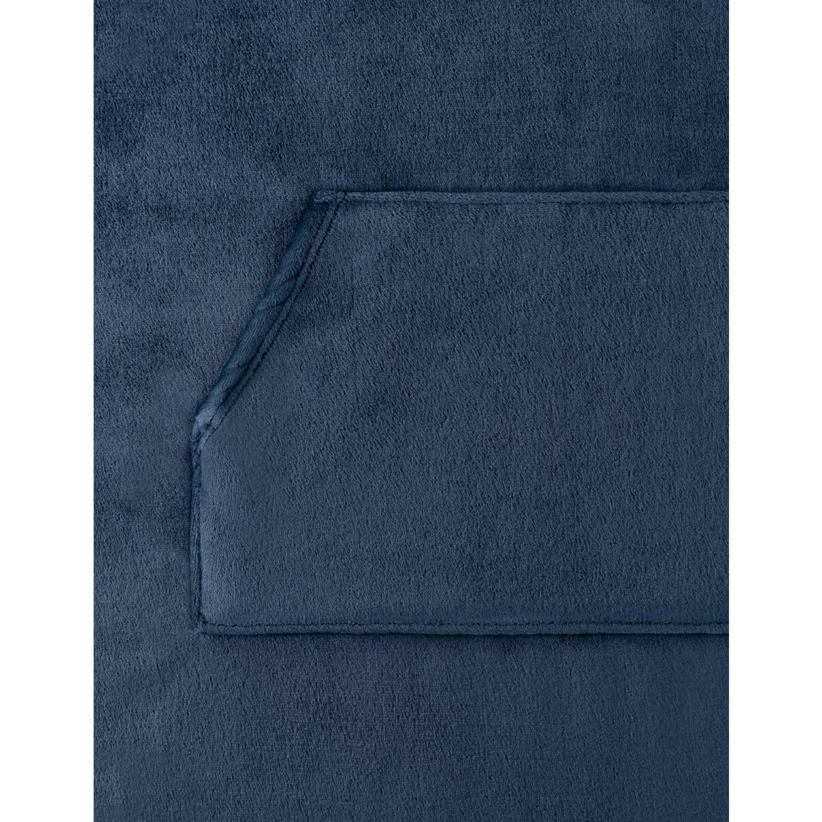 Cobija Cobertor Tipo Chal / Poncho Para Hombre - Azul marino ESQUIMAL
