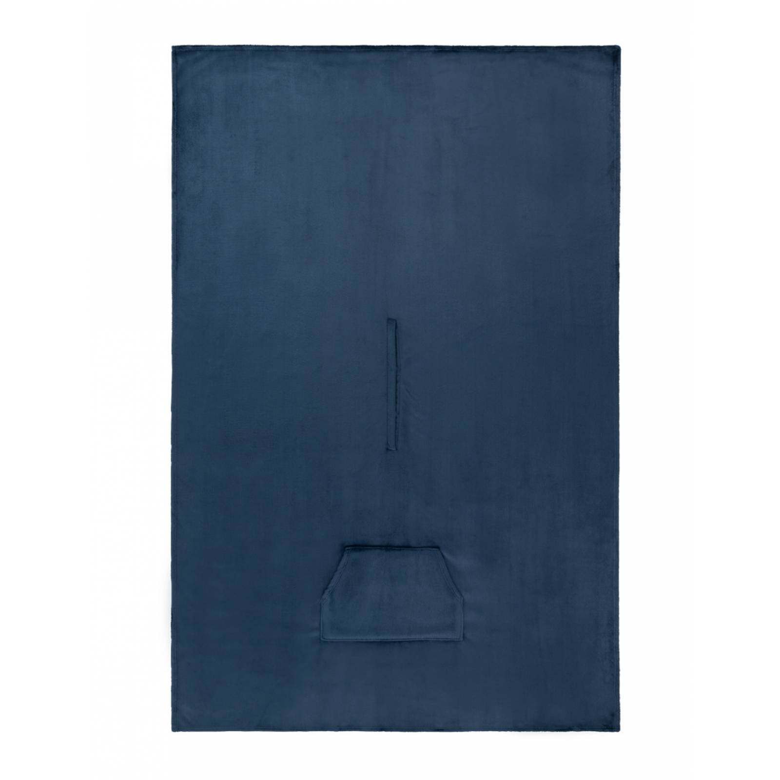 Cobija Cobertor Tipo Chal / Poncho Para Hombre - Azul marino ESQUIMAL