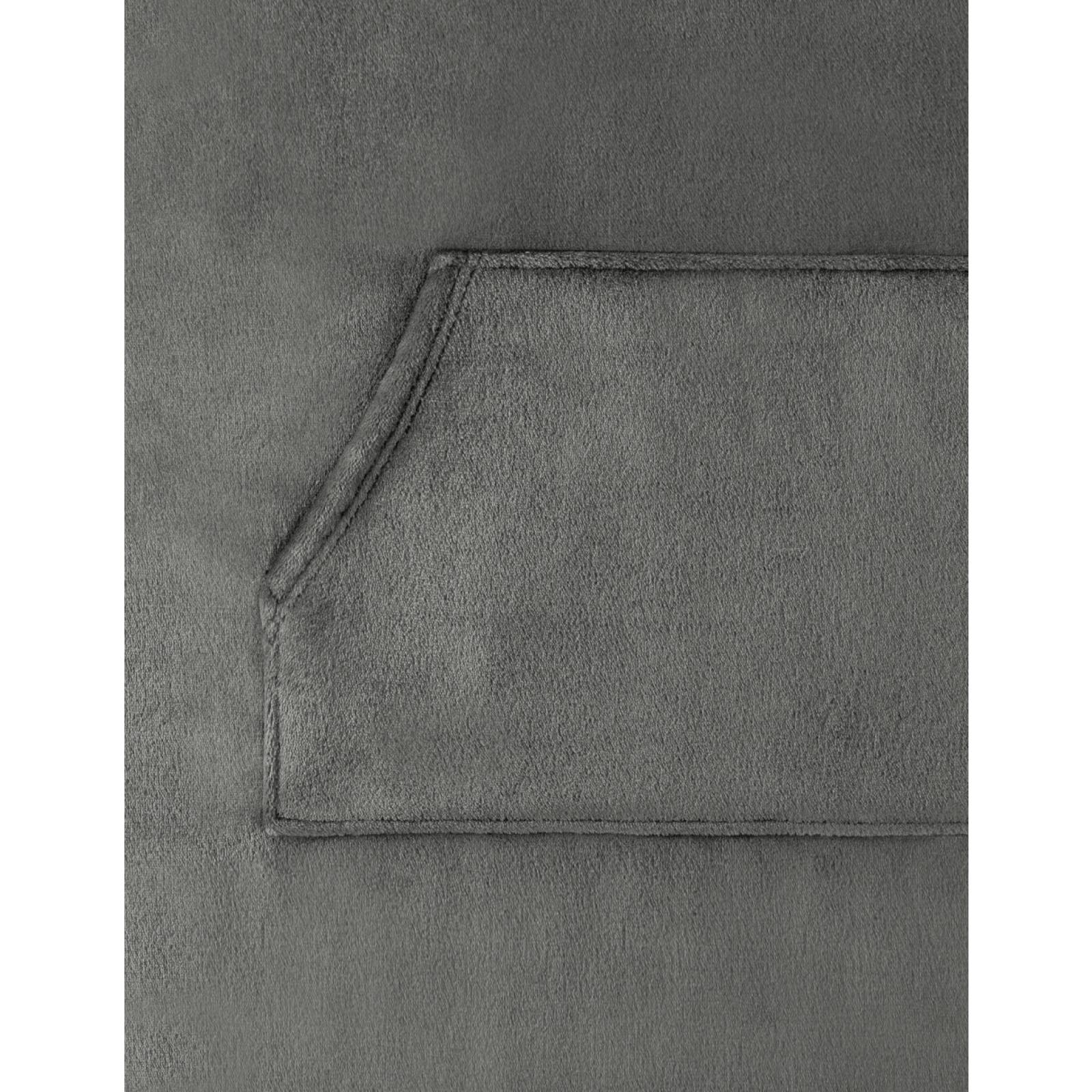 Cobija Cobertor Sudadera Tipo Chal Poncho Para Hombre de Color Gris Oxford ESQUIMAL.