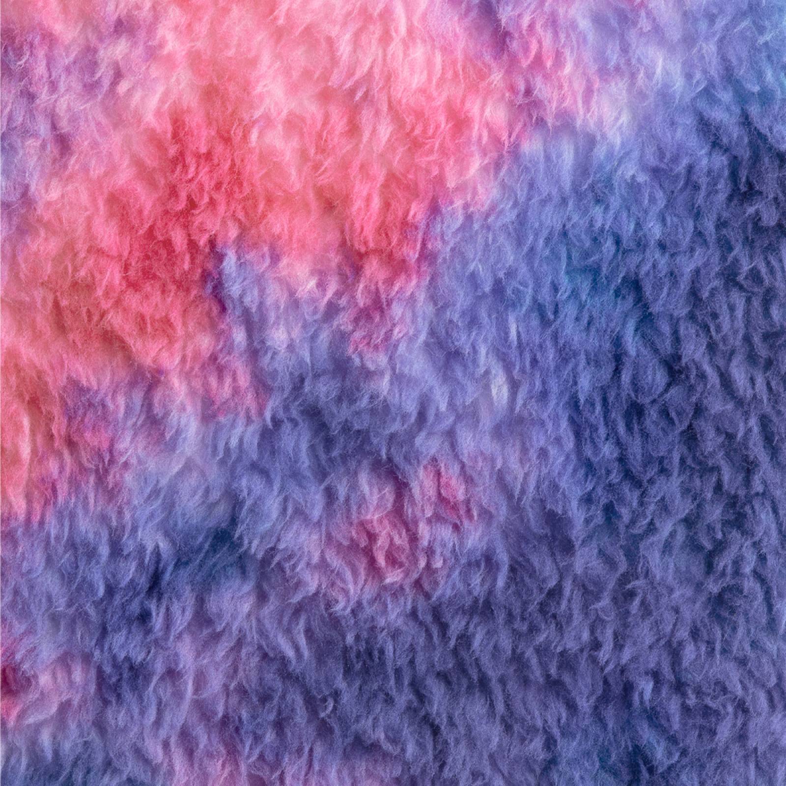 Sudadera Cobija Borrega Hoodie Con Capucha Para Mujer - Acuarela Morada REAL TEXTIL