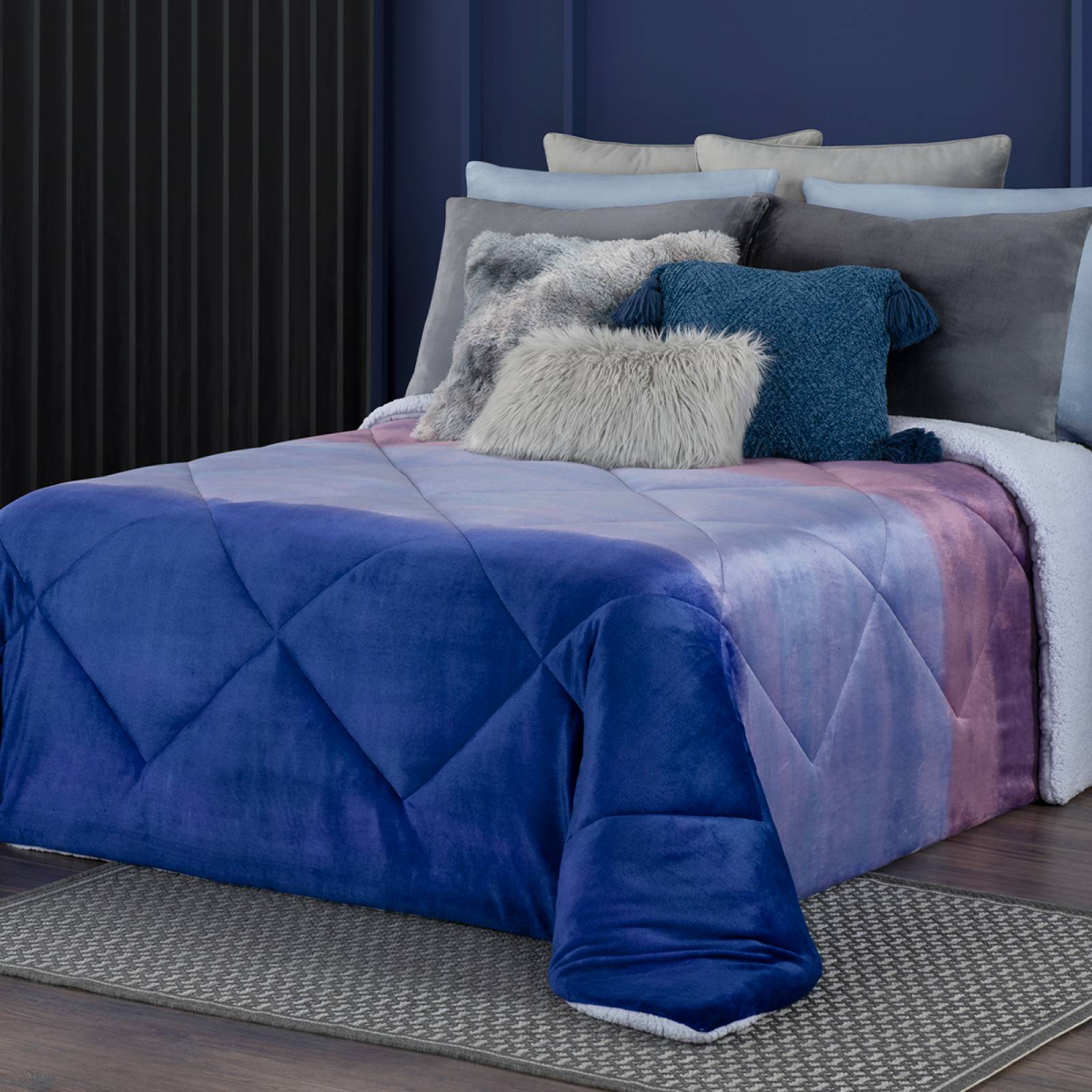 Cobertor Borrega Jumbo Matrimonial - Orus ESQUIMAL