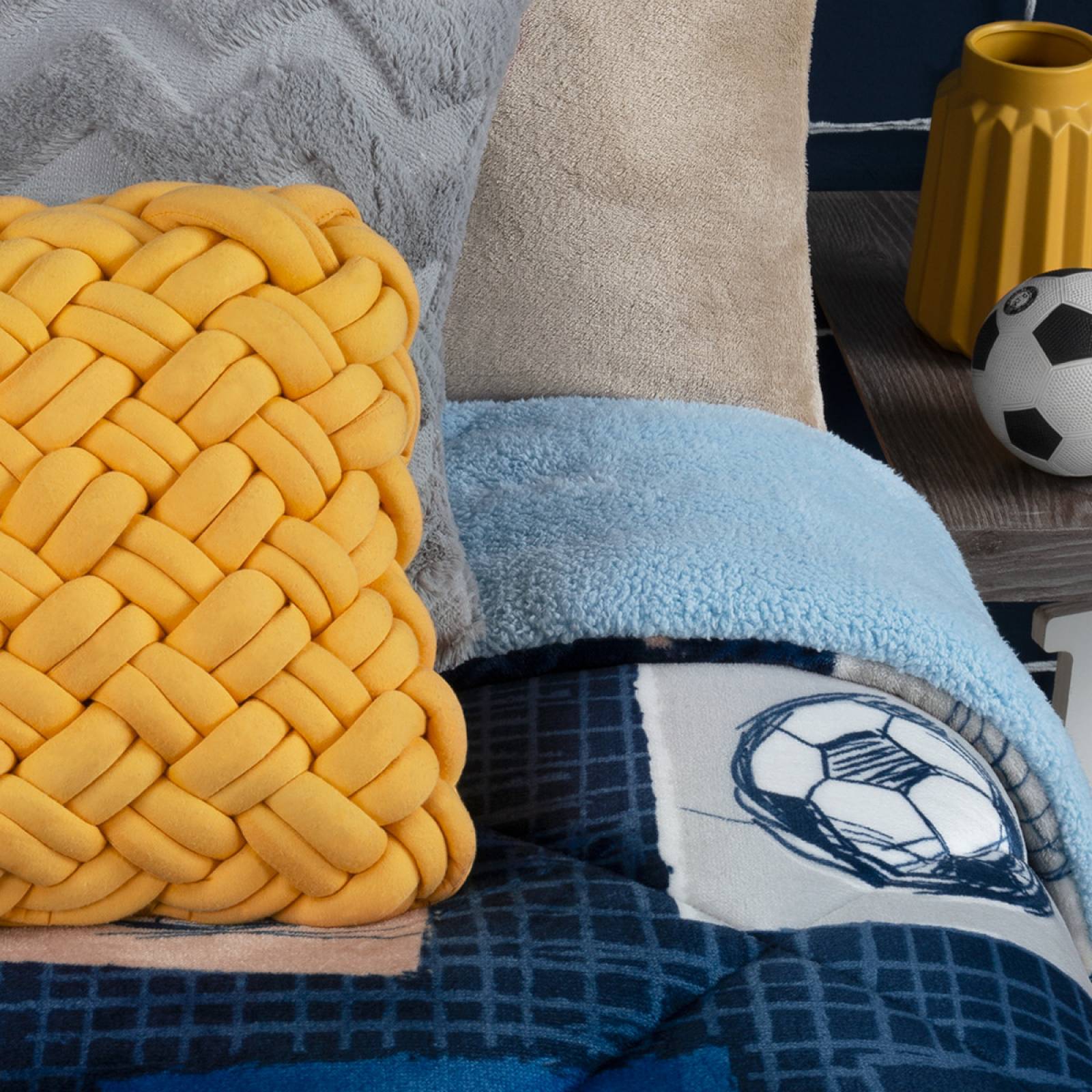 Cobertor Borrega Individual Infantil - Campeones ESQUIMAL