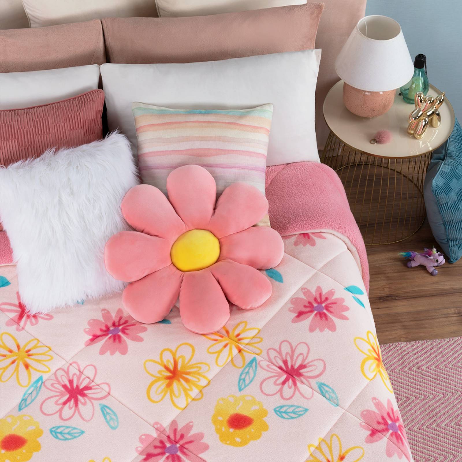 Cobertor Borrega Matrimonial Infantil - Evelin ESQUIMAL