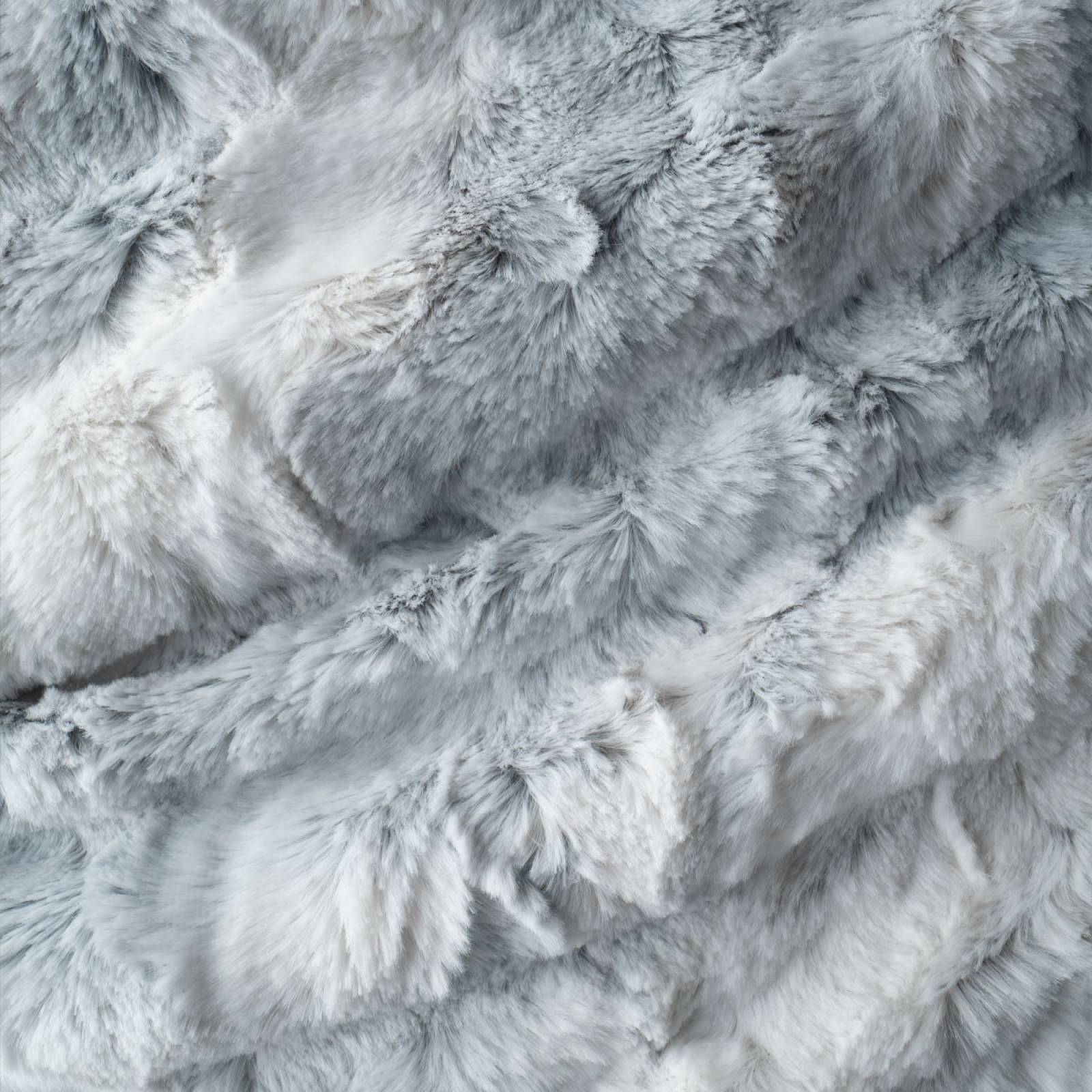 Cobertor Matrimonial Jumbo Edredón Invernal Luxus Afelpado Carrara (blanco-gris) ESQUIMAL