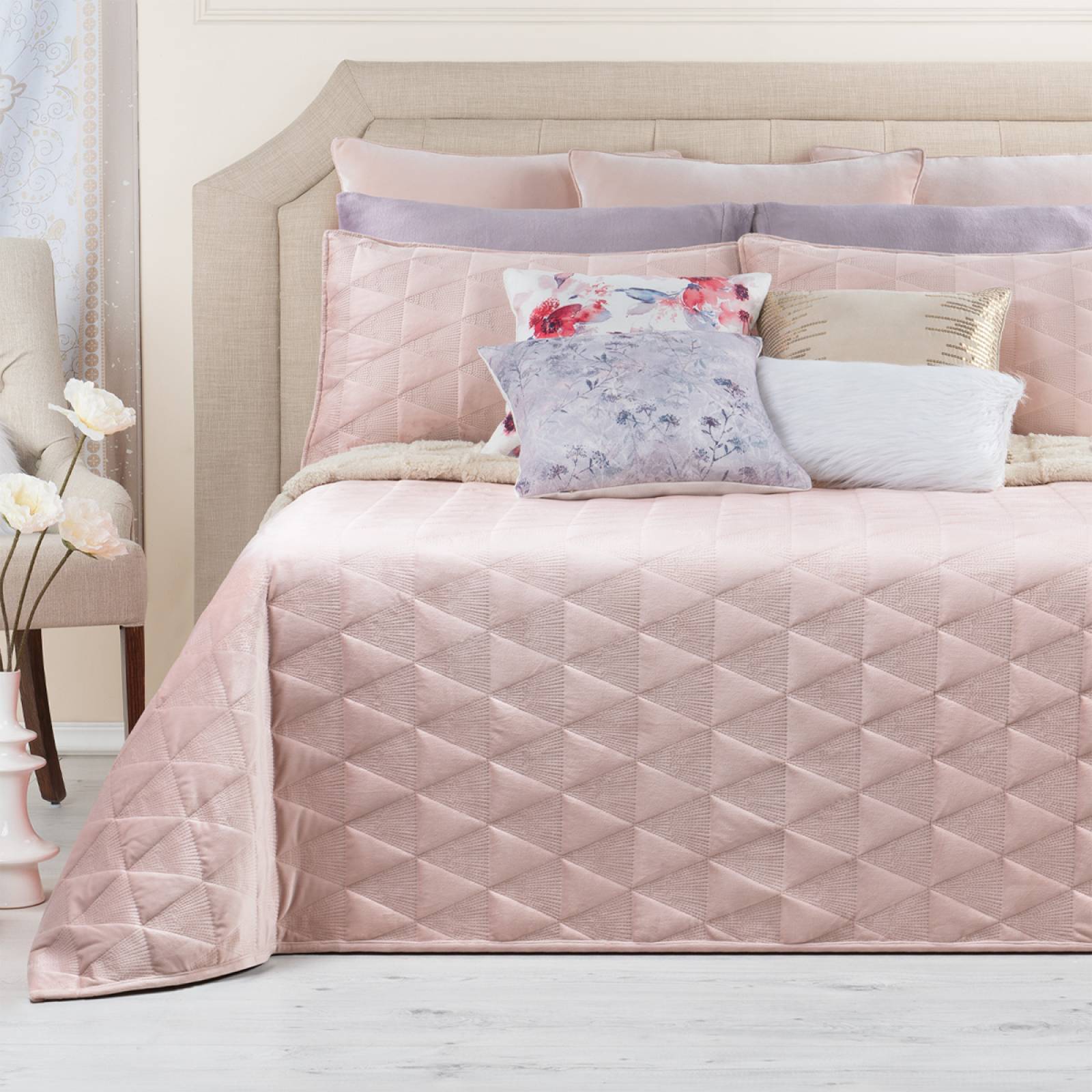 Edredón King Size Mega Invernal Luxus Velvet + Fundas Triana ESQUIMAL