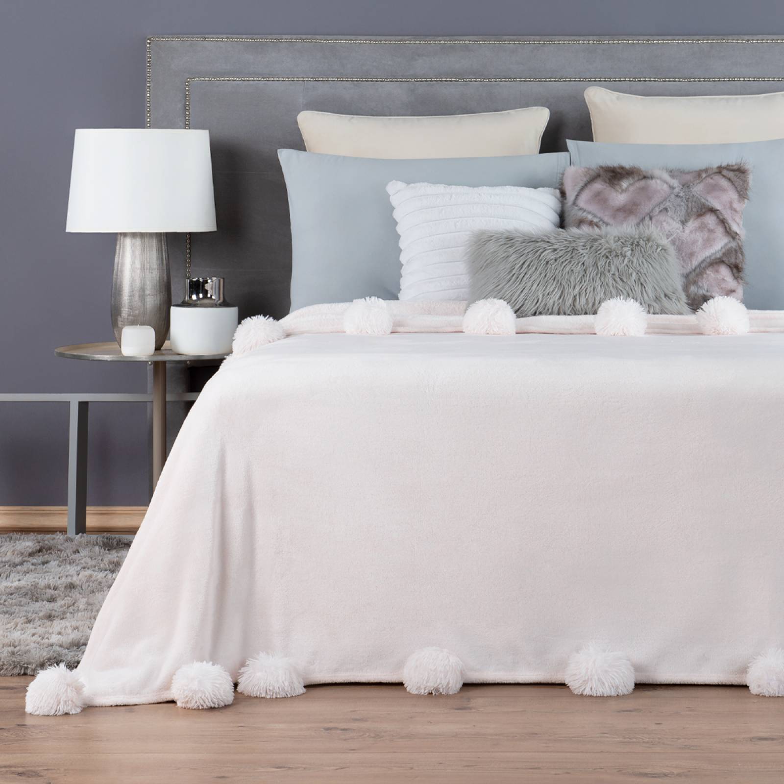 Cobertor King Size Ligero Luxus Condesa (Rosa claro) ESQUIMAL