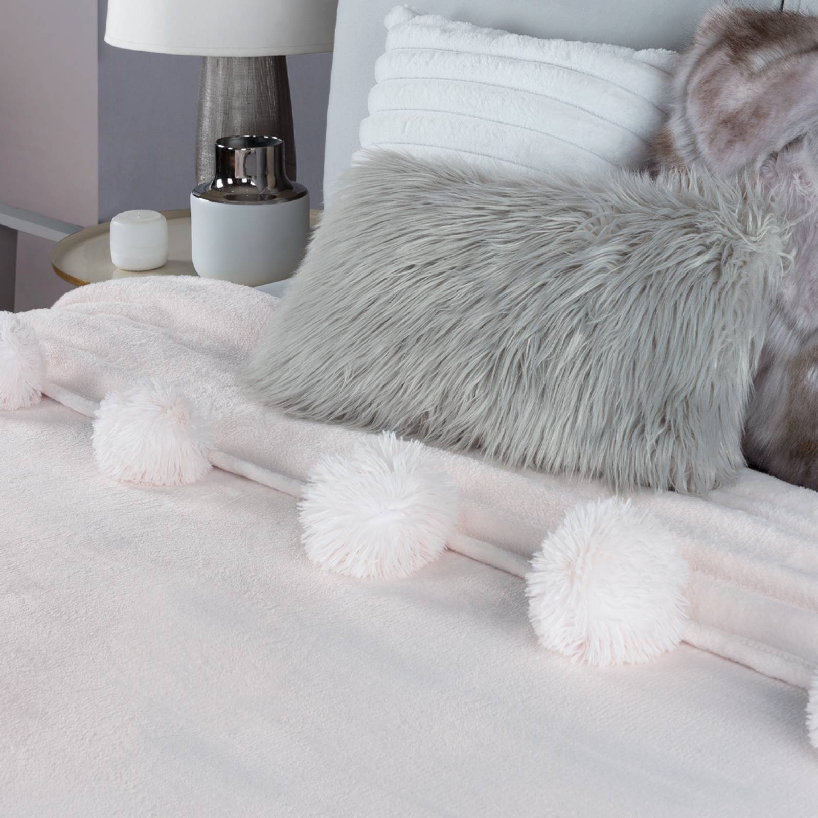 Cobertor King Size Ligero Luxus Condesa (Rosa claro) ESQUIMAL