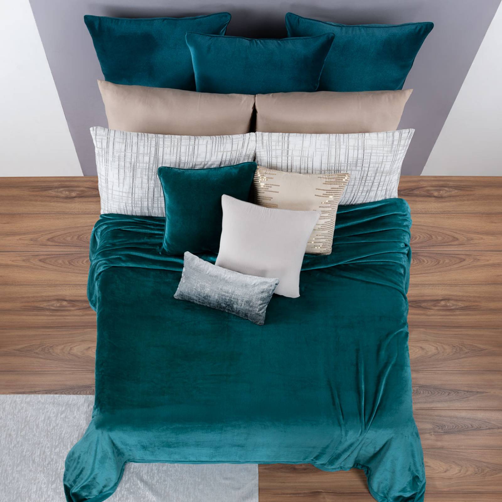 Cobertor King Size Suave Liso Cobija Invernal Ligero para Todo el Año Altamar (Verde turquesa) ESQUIMAL.