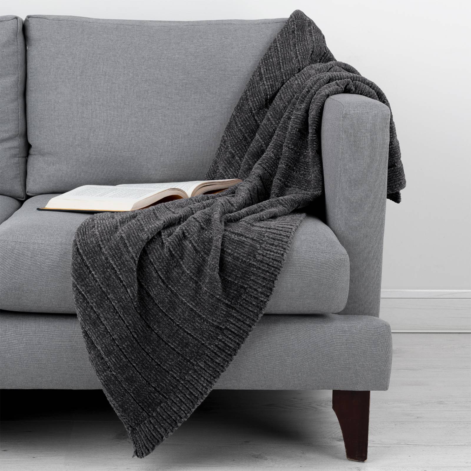 Frazada Luxus - Polinesia (Chenille) ESQUIMAL