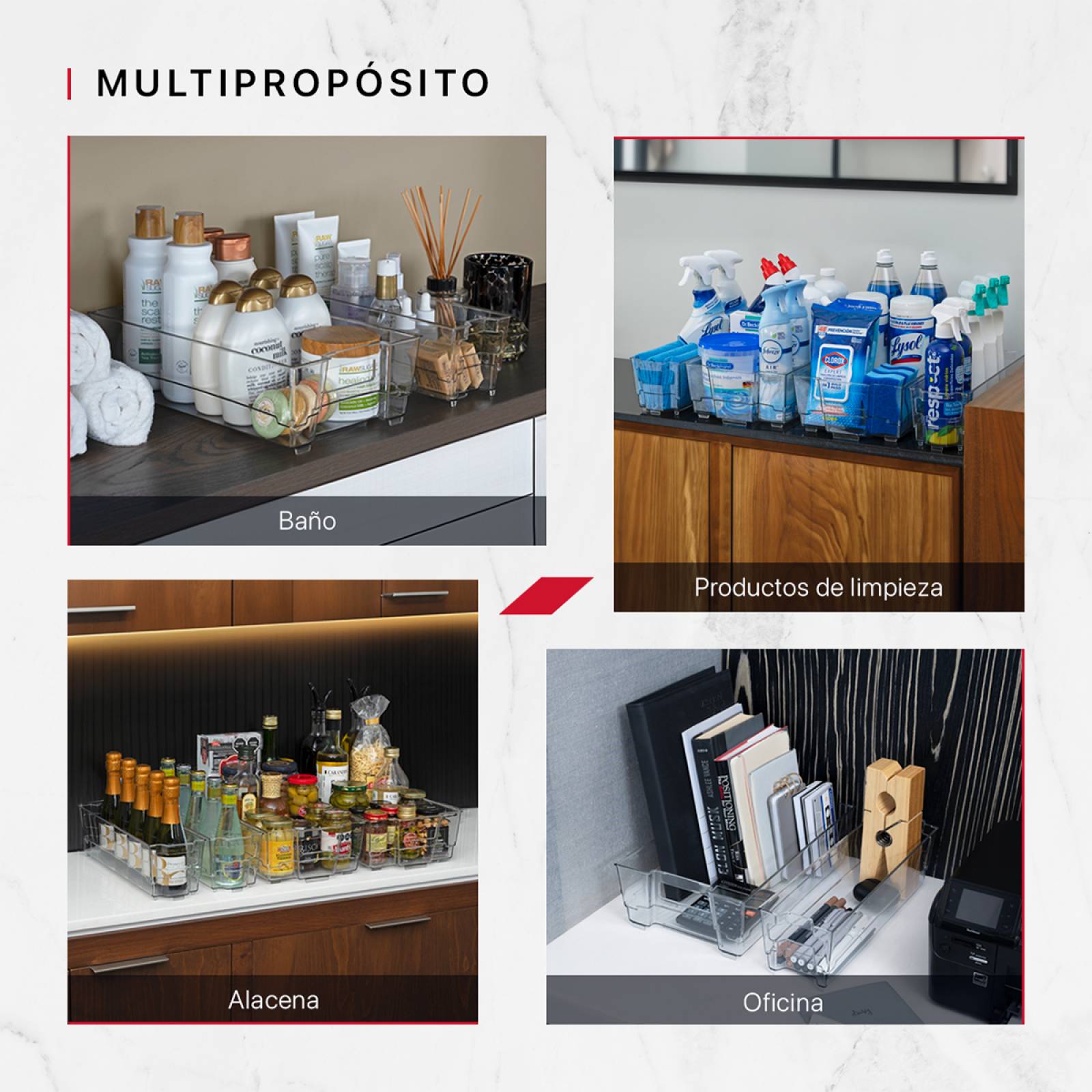 Contenedores Organizadores Para Refrigerador De 7 Pz COOKIFY