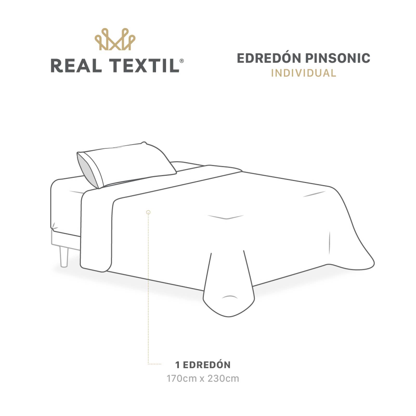 Edredón Económico Colcha Ligera Fresco Individual de 1 Pieza Ocre Real Textil.