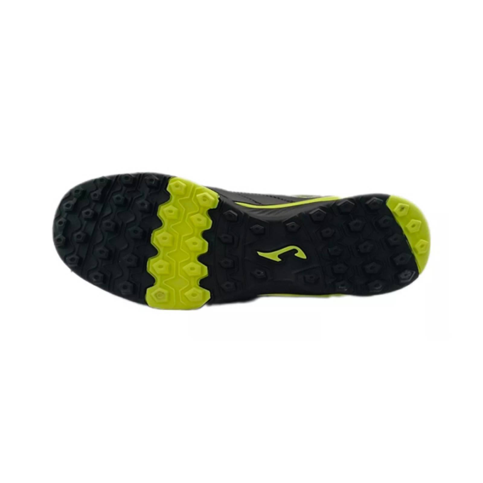 Tenis Futbol Rapido Joma N-10 2331 TURF Negro/Fluor