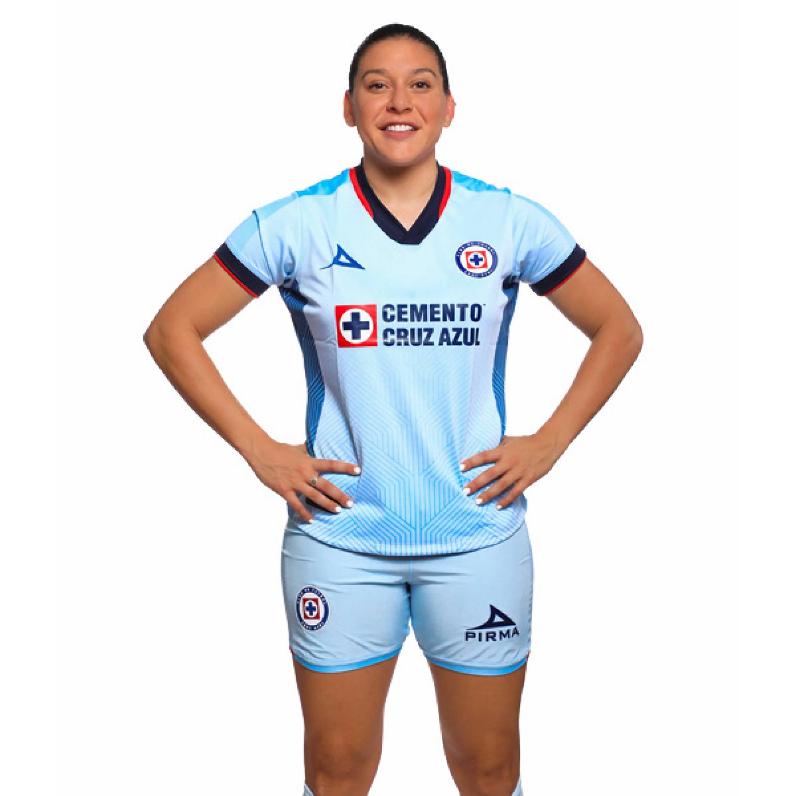 Jersey Pirma Cruz Azul Temporada 23/24 Mujer Visita Azul celeste.