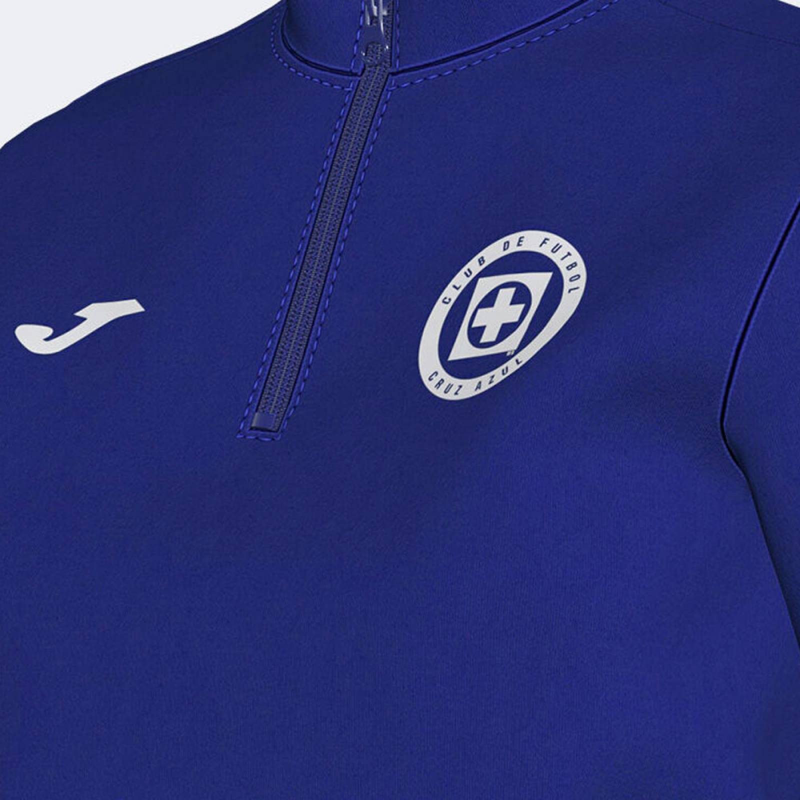 Sudadera Joma Medio Cierre Cruz Azul 2022/23 Hombre Royal