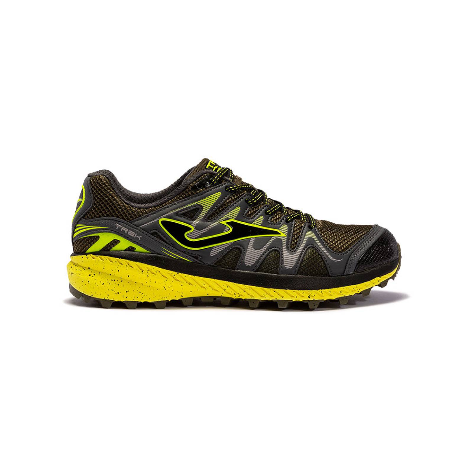 Tenis Joma Trail Running Trek 2223 Hombre Gris/Amarillo