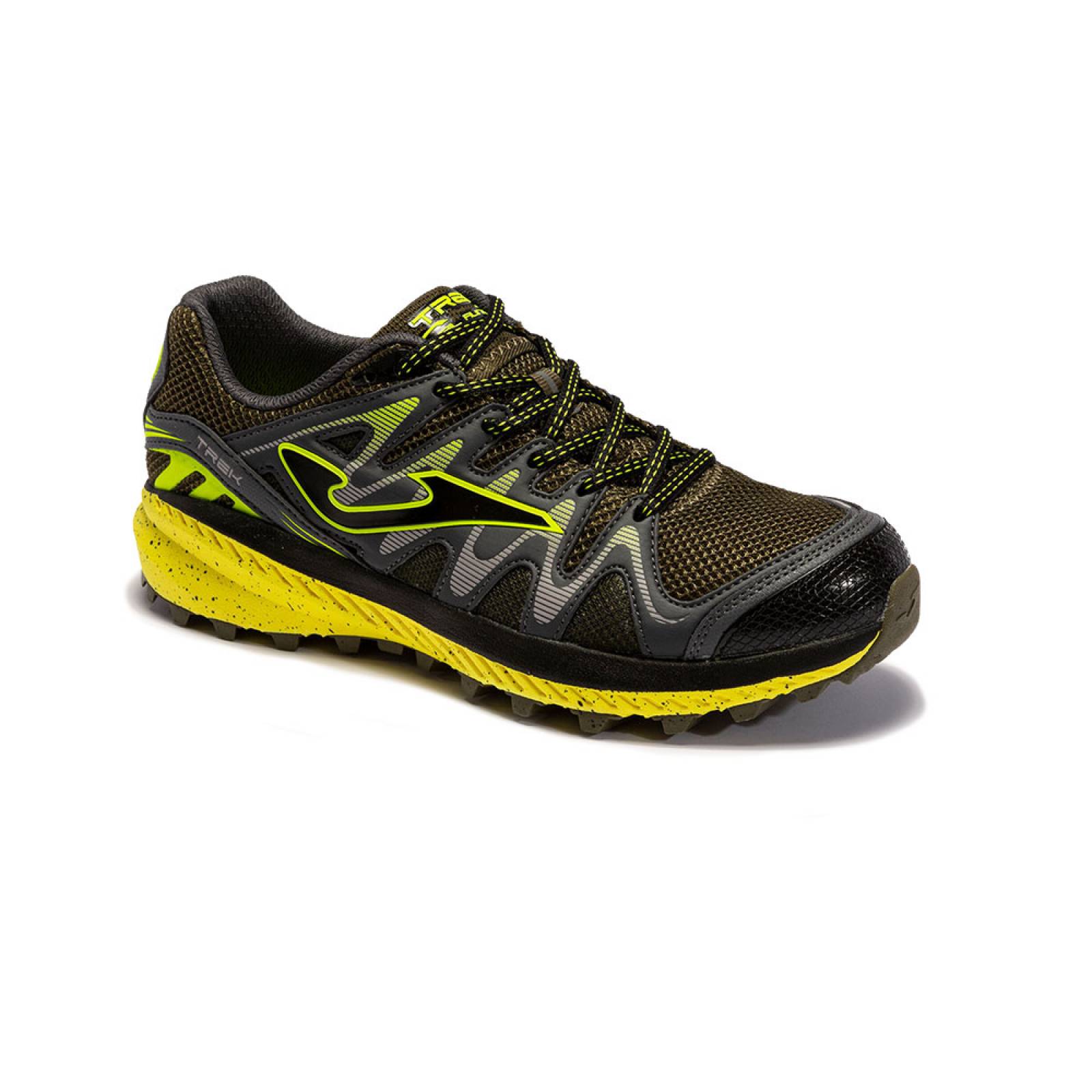 Tenis Joma Trail Running Trek 2223 Hombre Gris/Amarillo