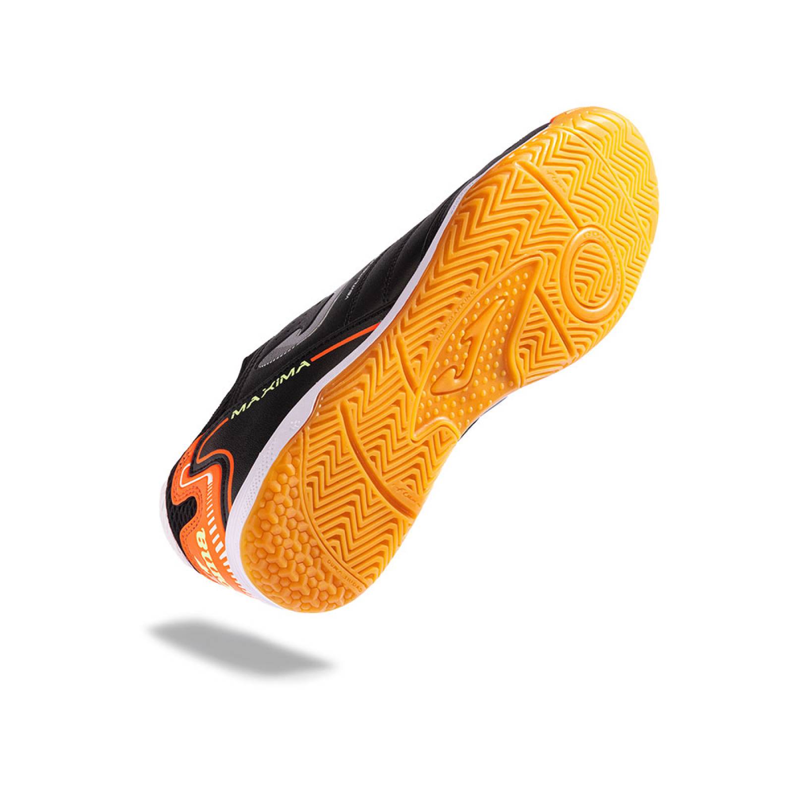 Tenis Joma Futbol Sala Maxima 2301 Indoor Negro/Naranja