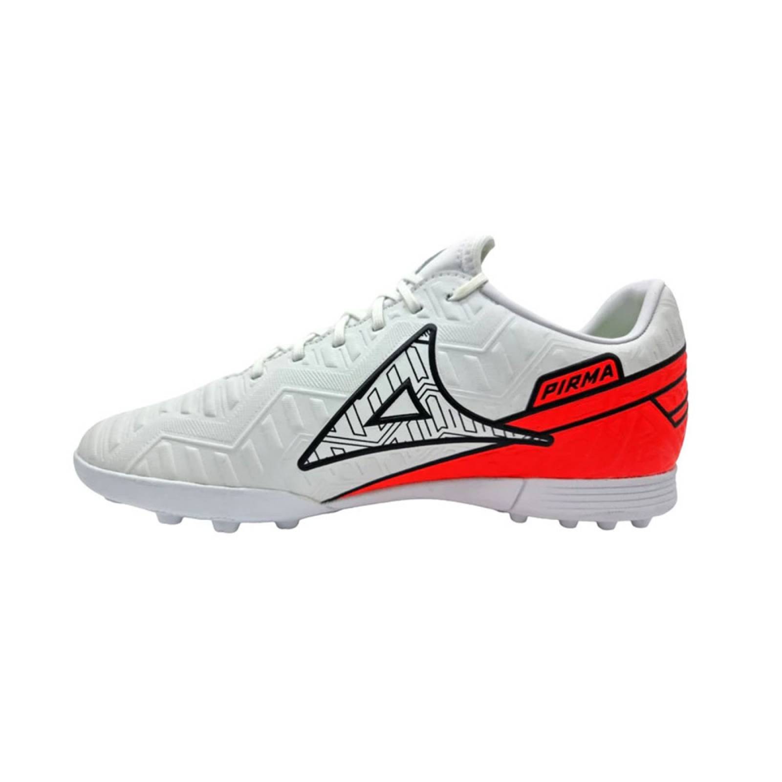 Tenis Pirma Futbol Rapido Skin Gamer Turf 3047 Hombre Blanco/Rojo.