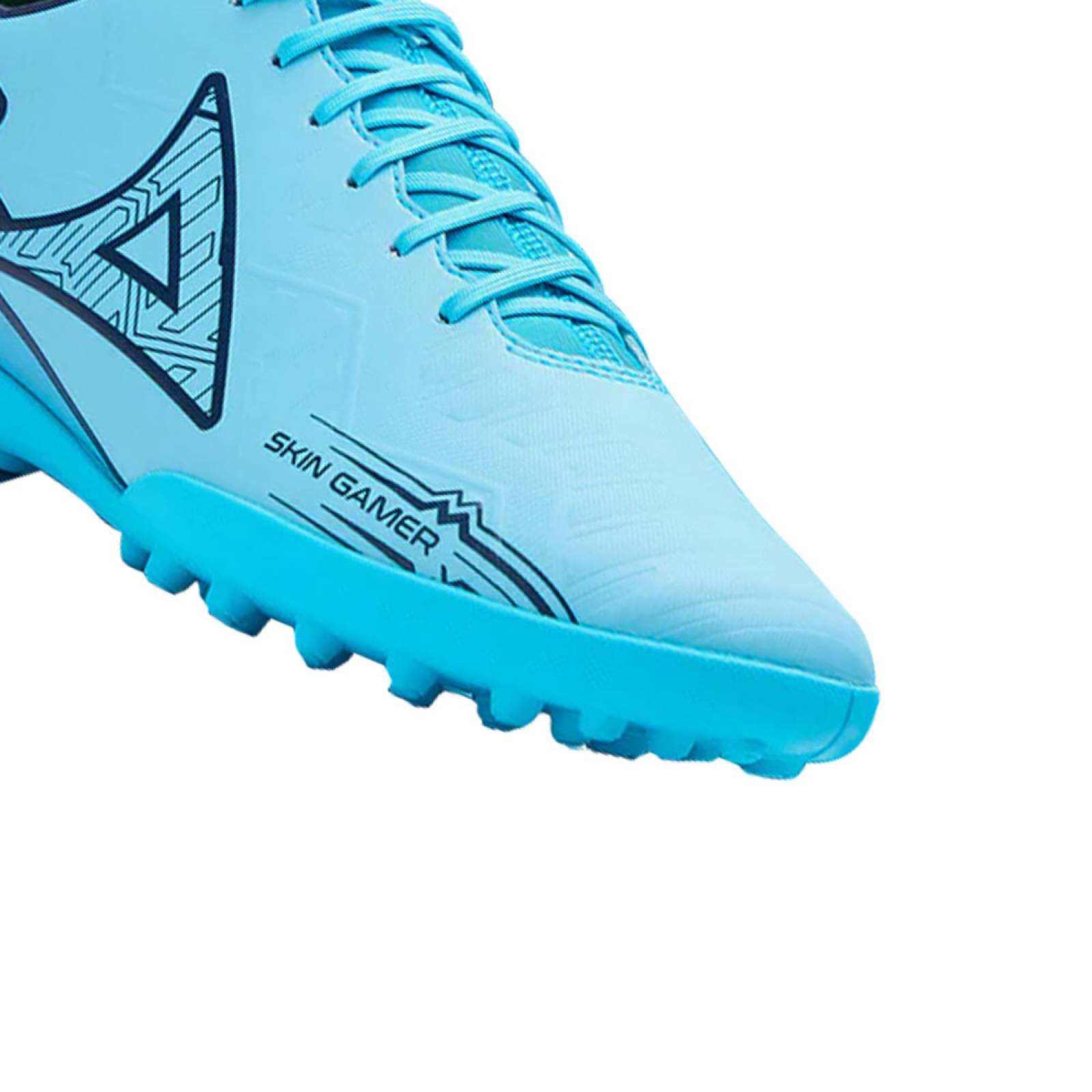 Tenis Pirma Futbol Rapido Skin Gamer Turf 3047 Hombre Azul.