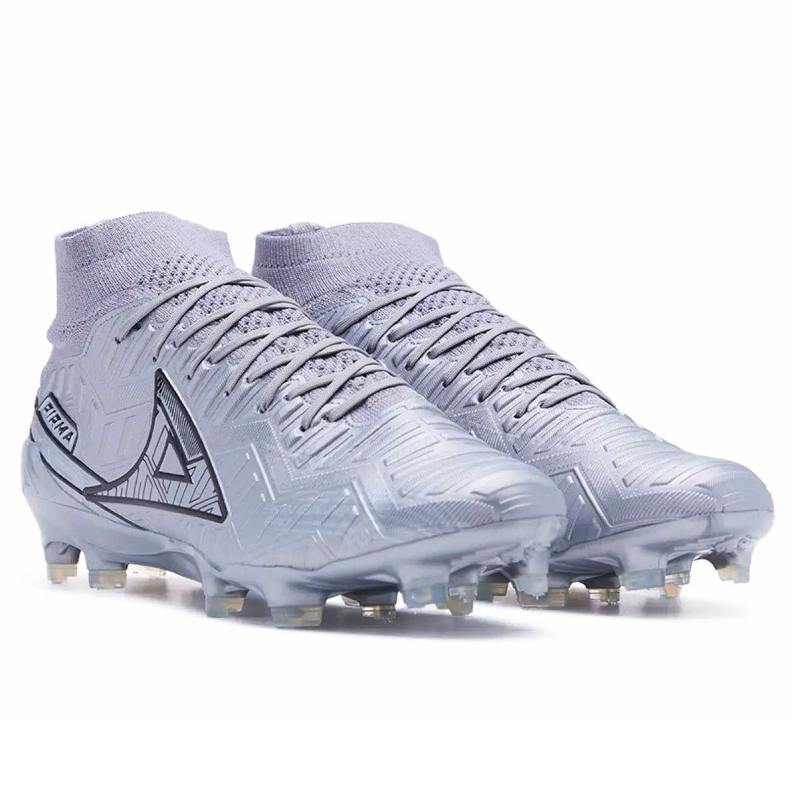 Tenis Pirma Futbol Tachones Skin Gamer Pro 3030 Hombre Plata/Negro.