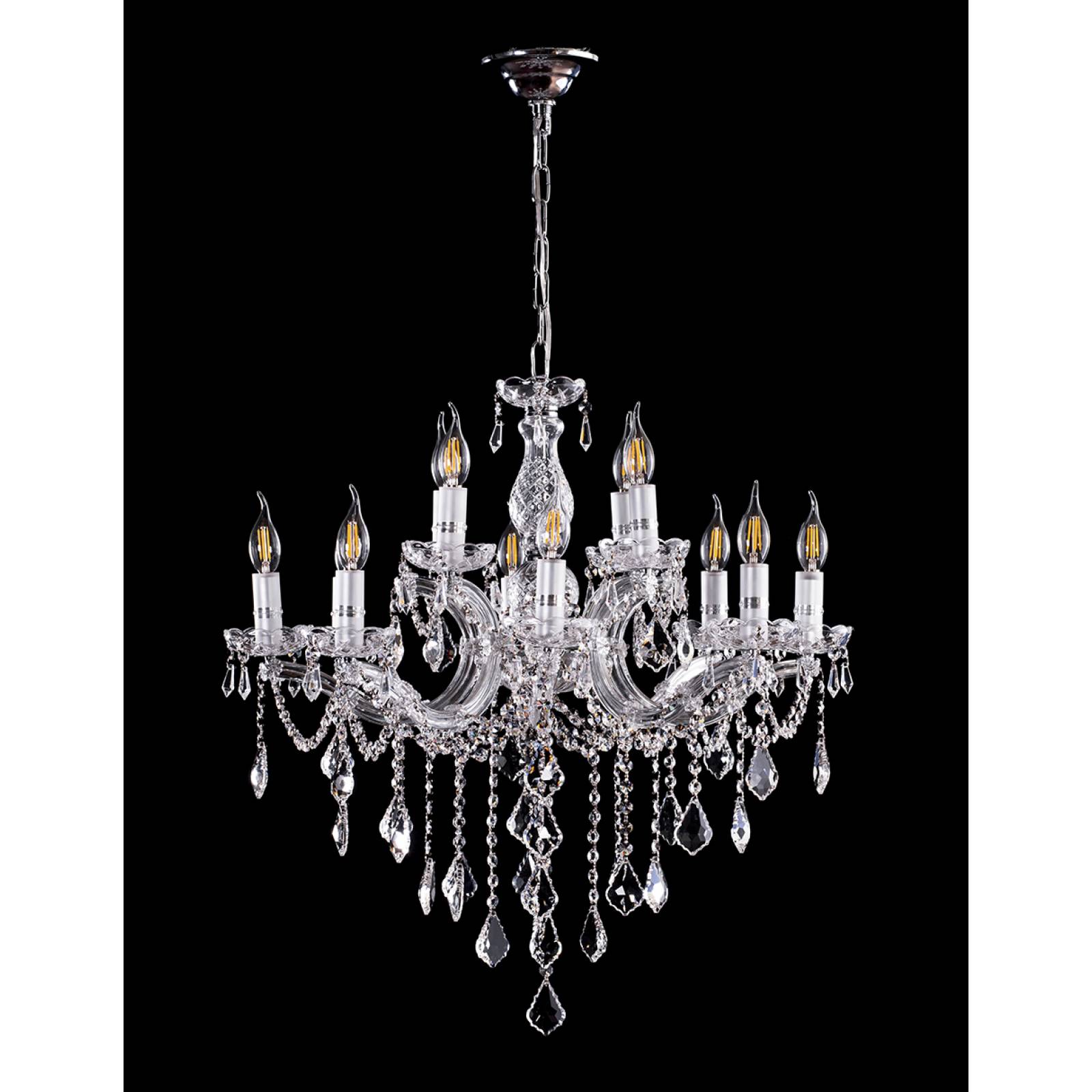 CANDIL GAMALUX MA THERESA 12 LUCES CROMADO