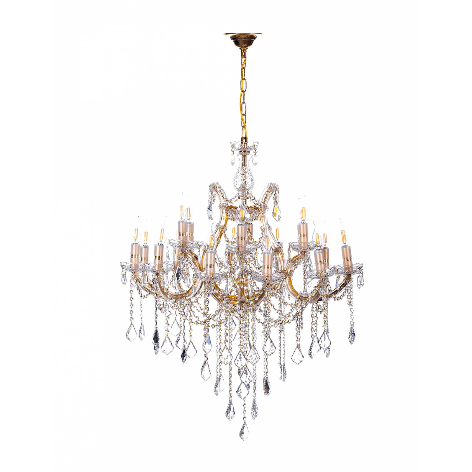 CANDIL GAMALUX MA THERESA 19 LUCES DORADO