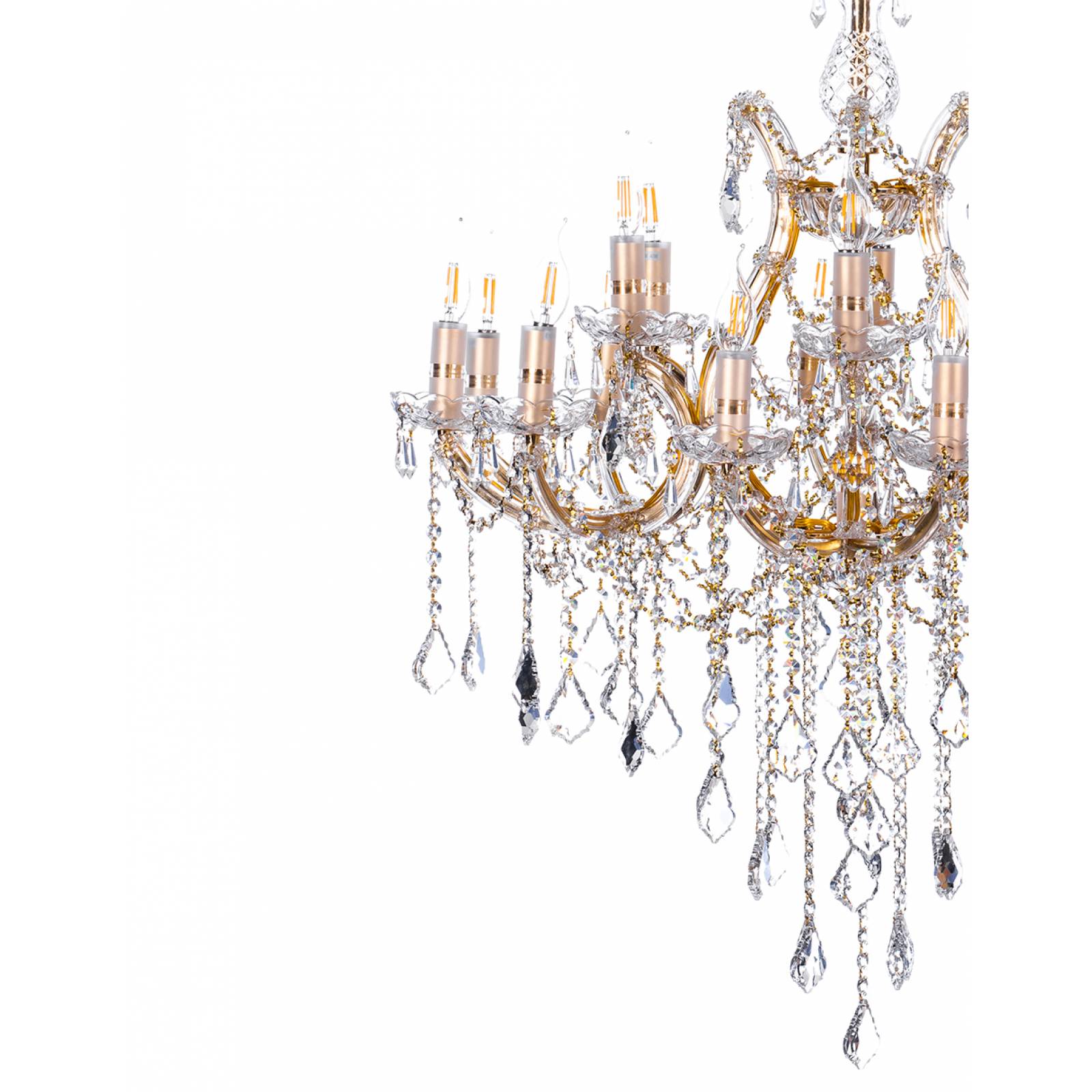 CANDIL GAMALUX MA THERESA 19 LUCES DORADO