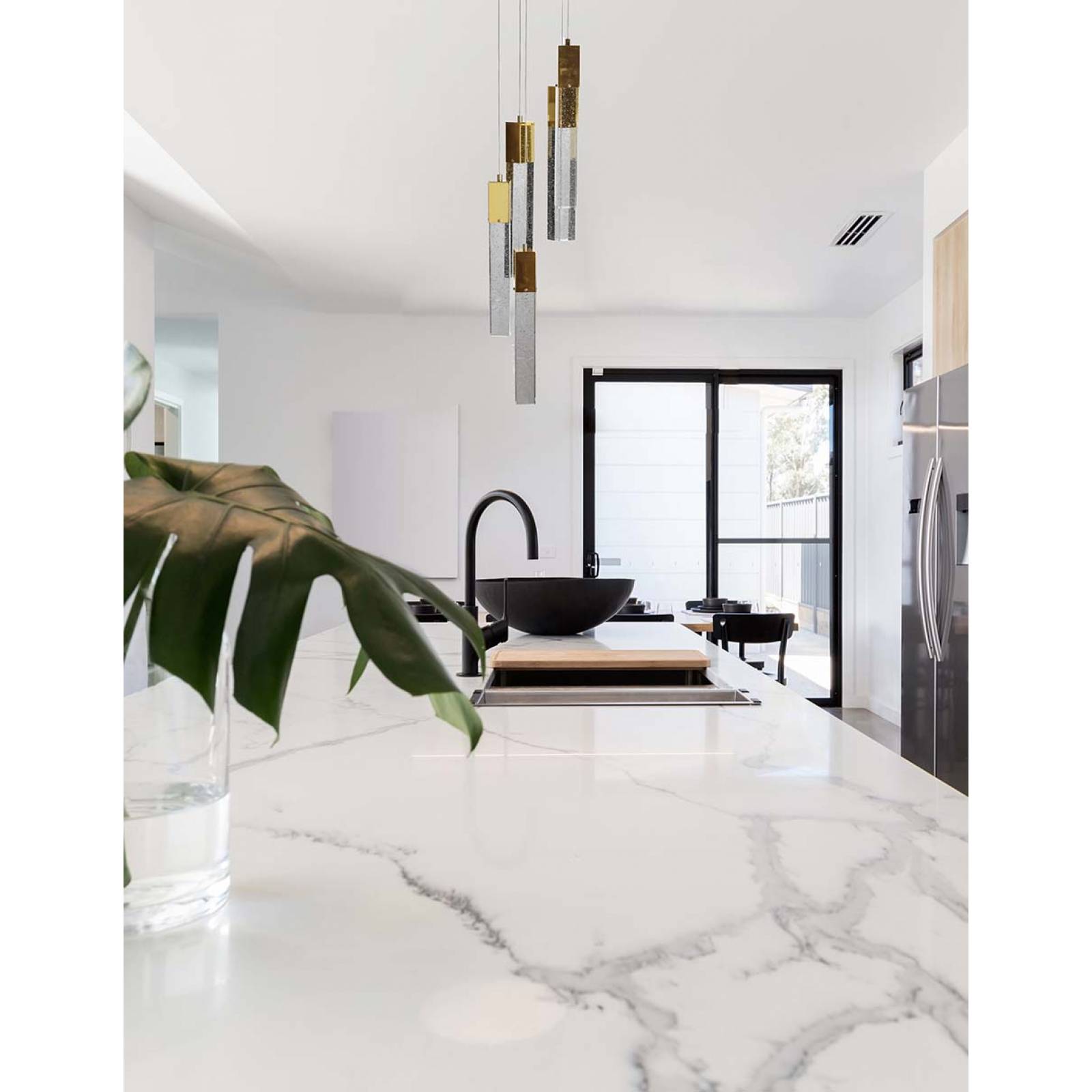 Candil GamaLux SQCD200 5 Luces Dorado