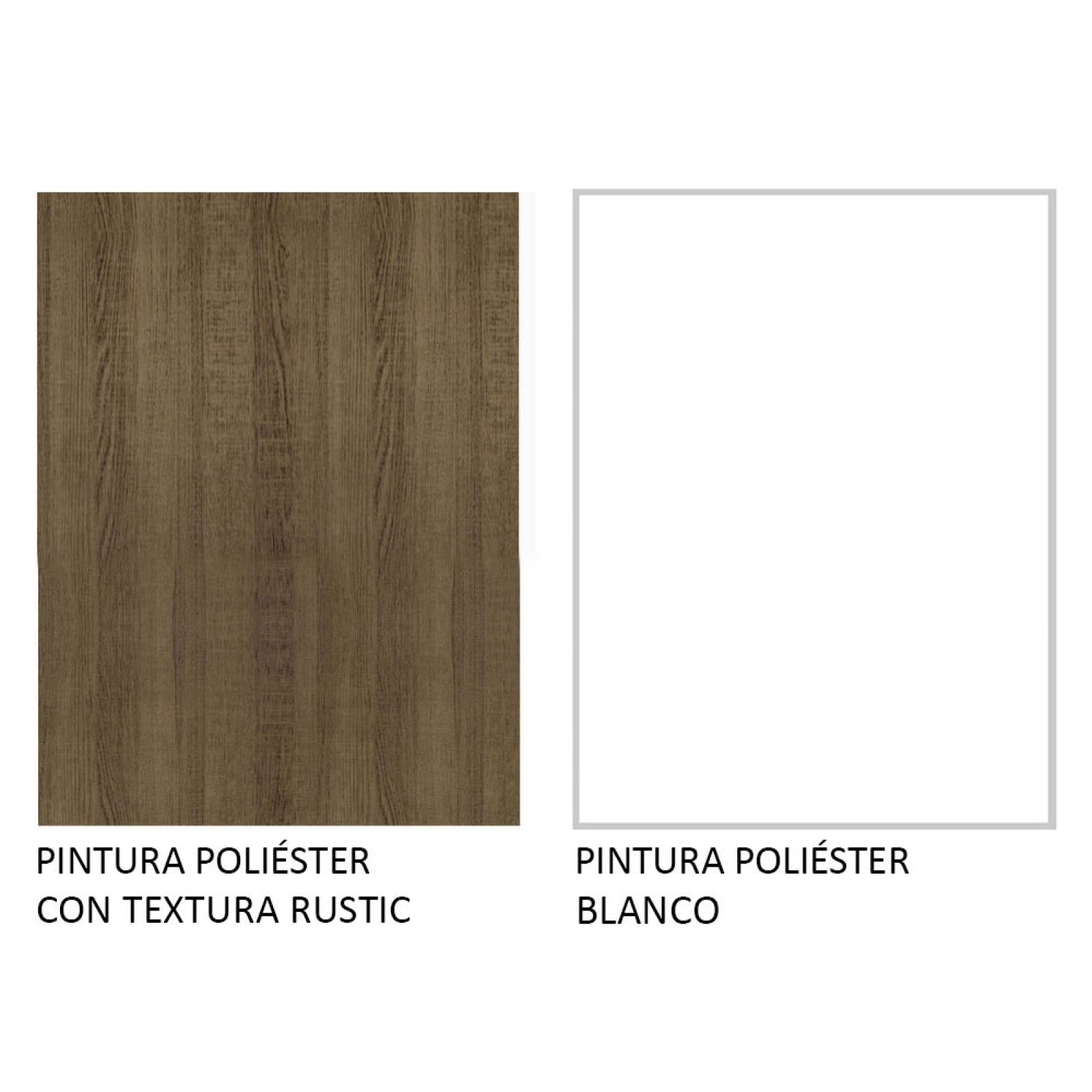 Mueble de Cocina Integral Esquinera 353cm Marrón/Negro Emilly Sun Madesa 01