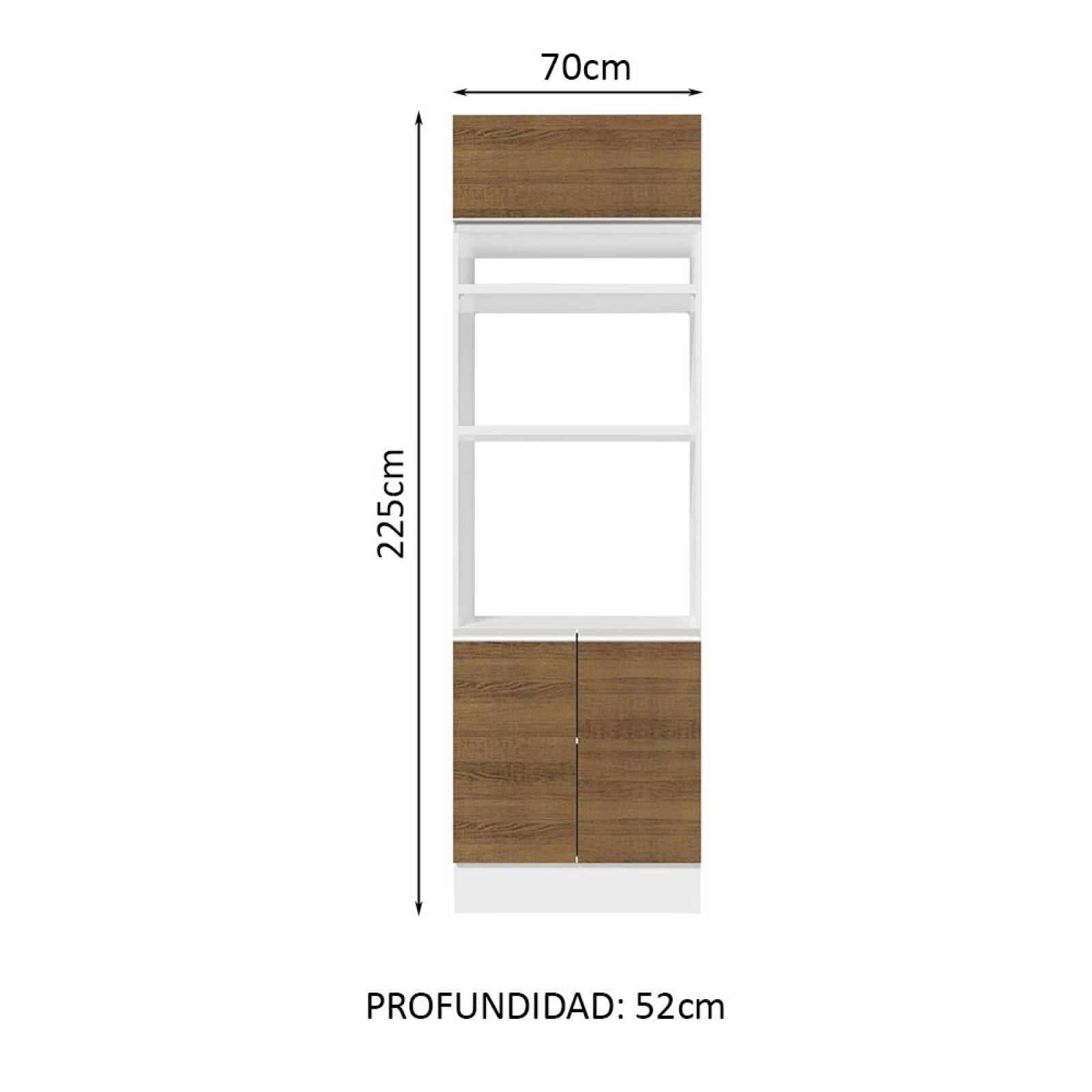 Puerta Pistón para Mueble de Cocina Modular Glamy Rustic 60cm ancho