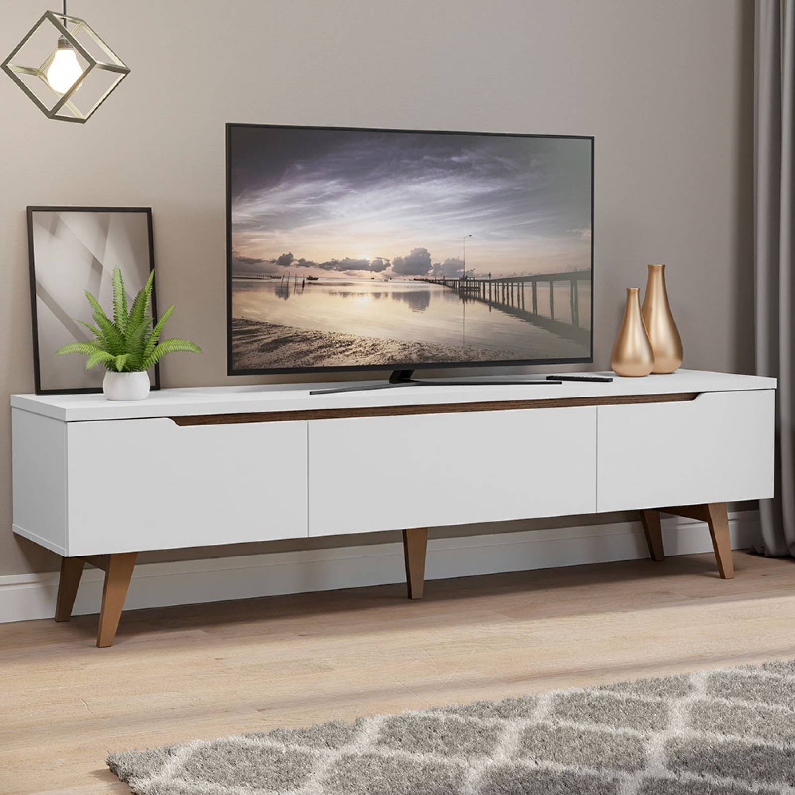Muebles Para TV Mesa de Sala Televisor Poner Tele Modernos Hasta 65  Pulgadas NEW