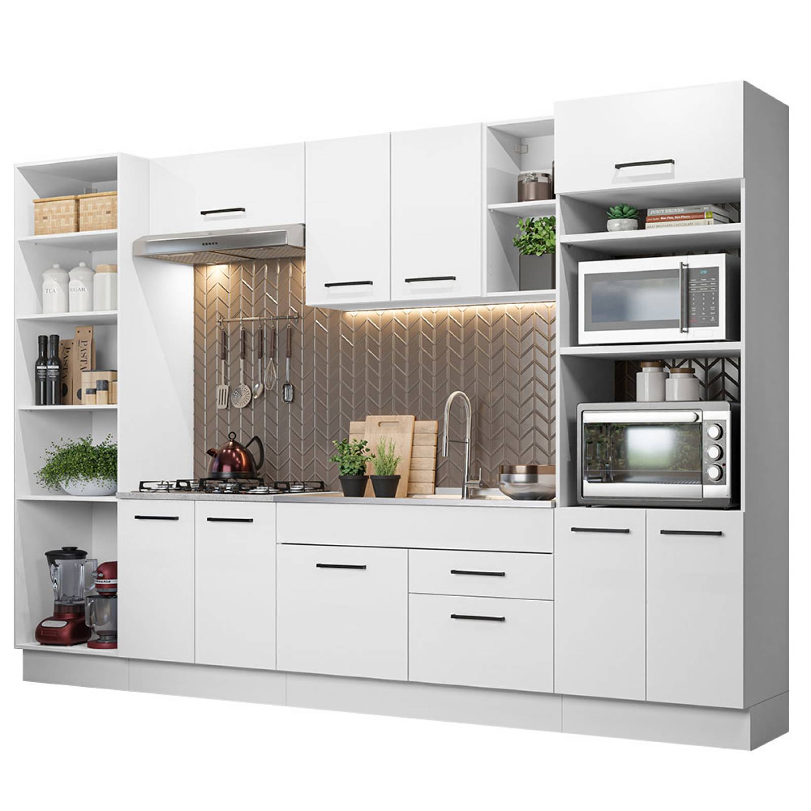 Mueble de Cocina Integral 330cm Agata Madesa 02