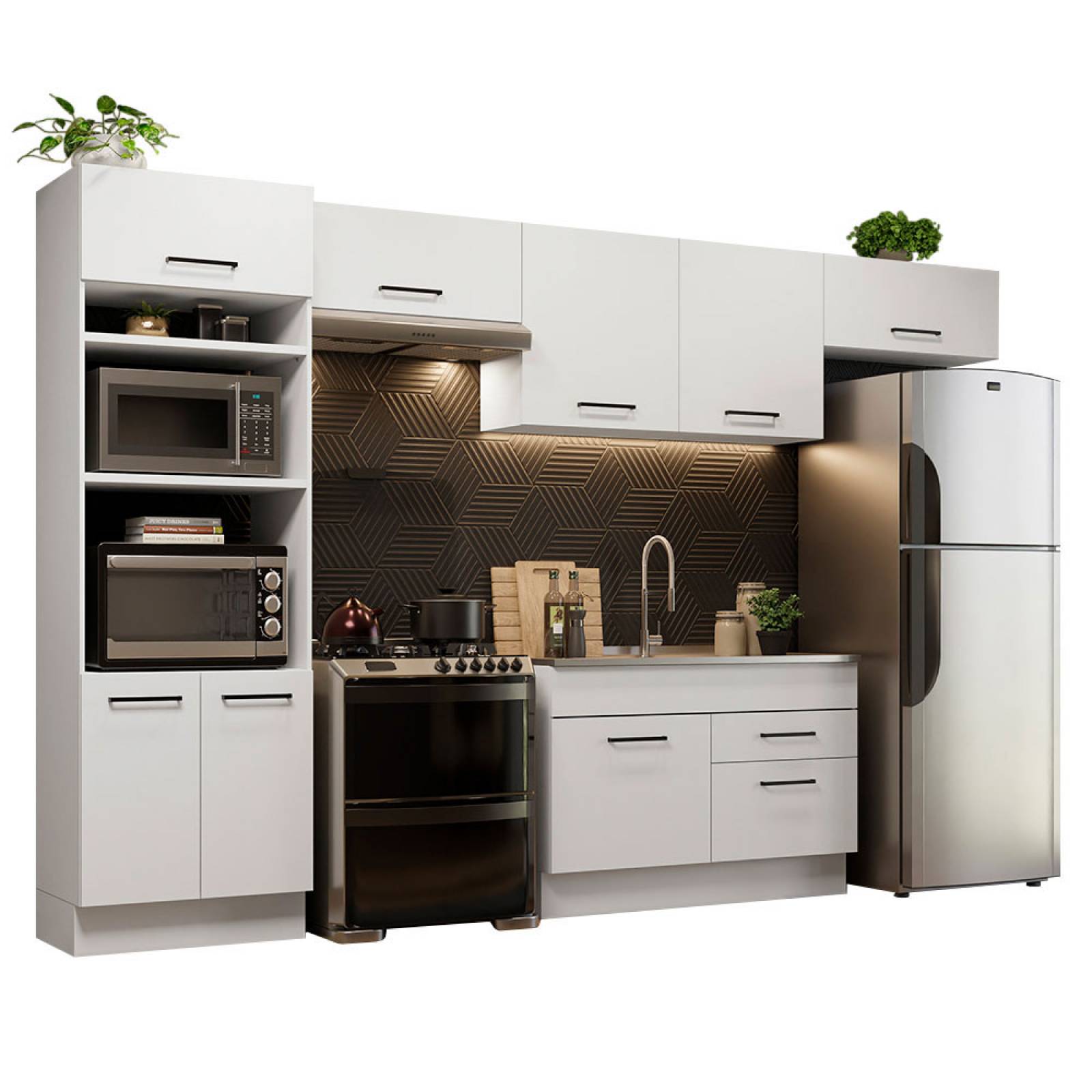 Mueble de Cocina Integral 350cm Agata Madesa 01