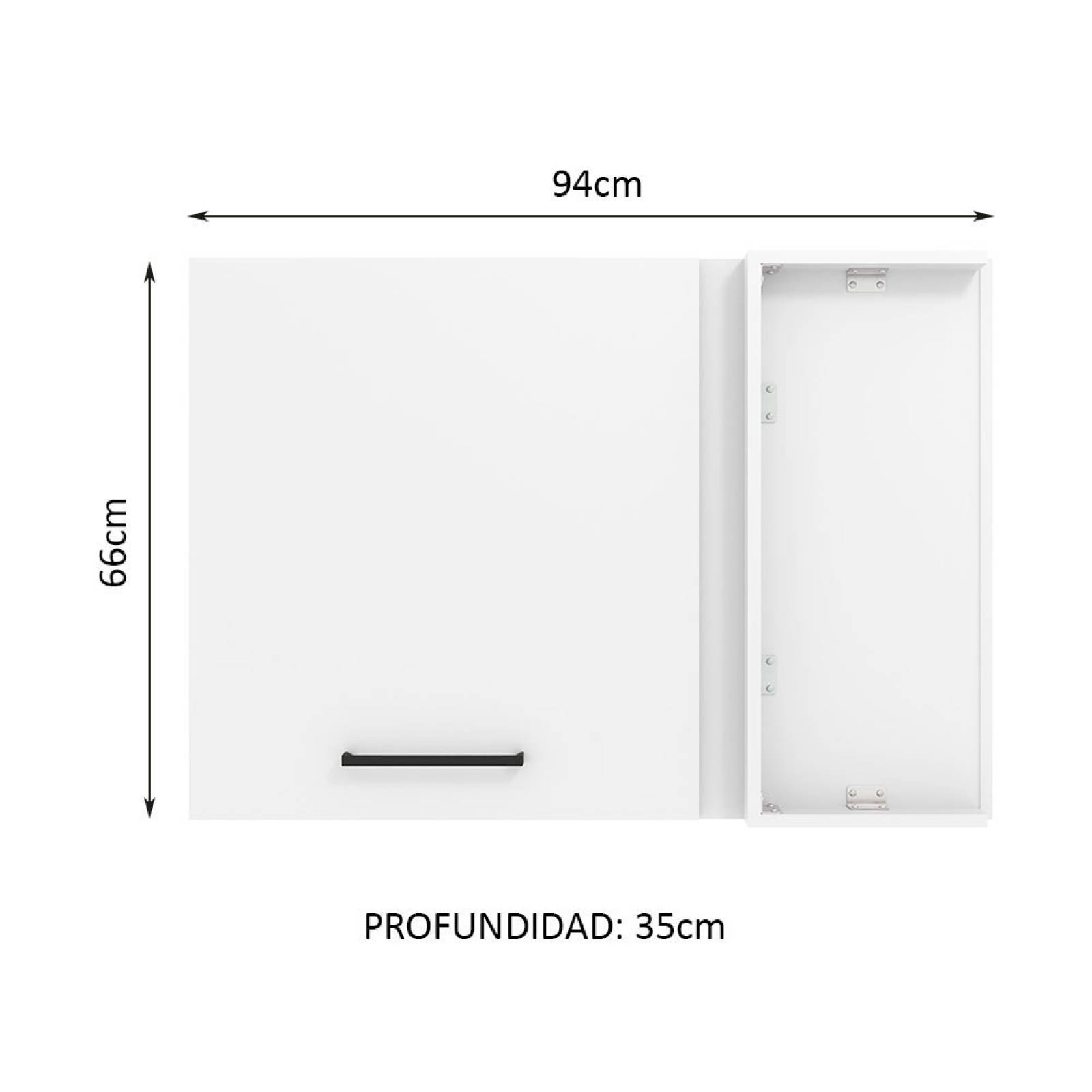 Mueble Superior de Cocina Esquinero Madesa Agata 1 Puerta