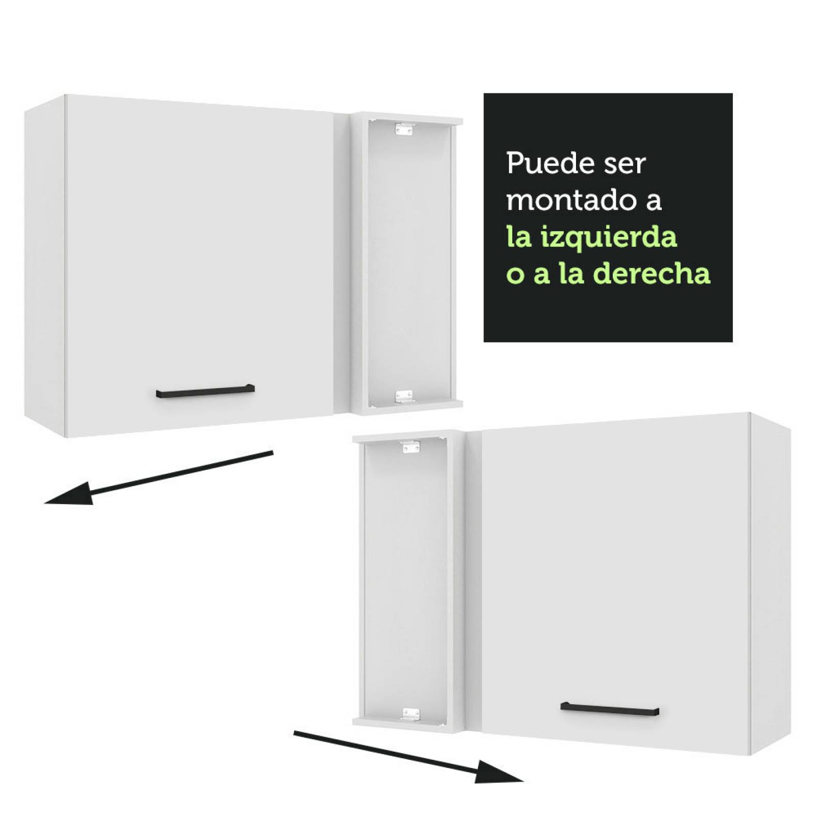 Mueble Superior de Cocina Esquinero Madesa Agata 1 Puerta