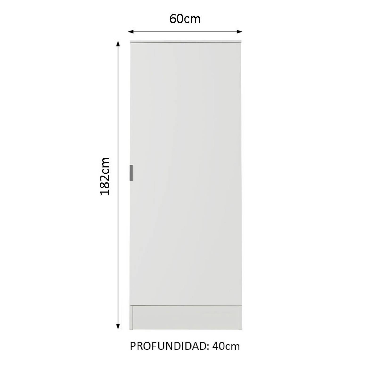 Zapatera Isis Madesa 1 Puerta - Blanco