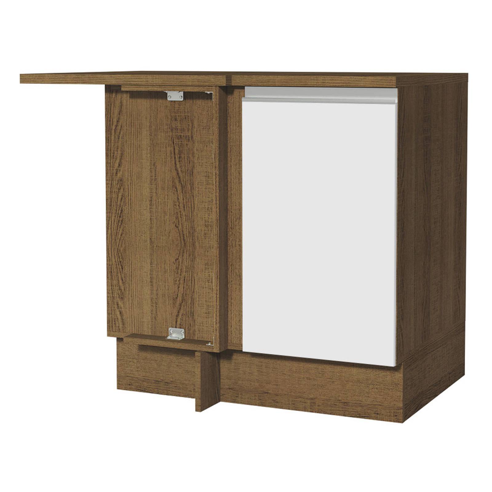 Mueble Inferior de Cocina Esquinero Madesa Glamy 1 Puerta.