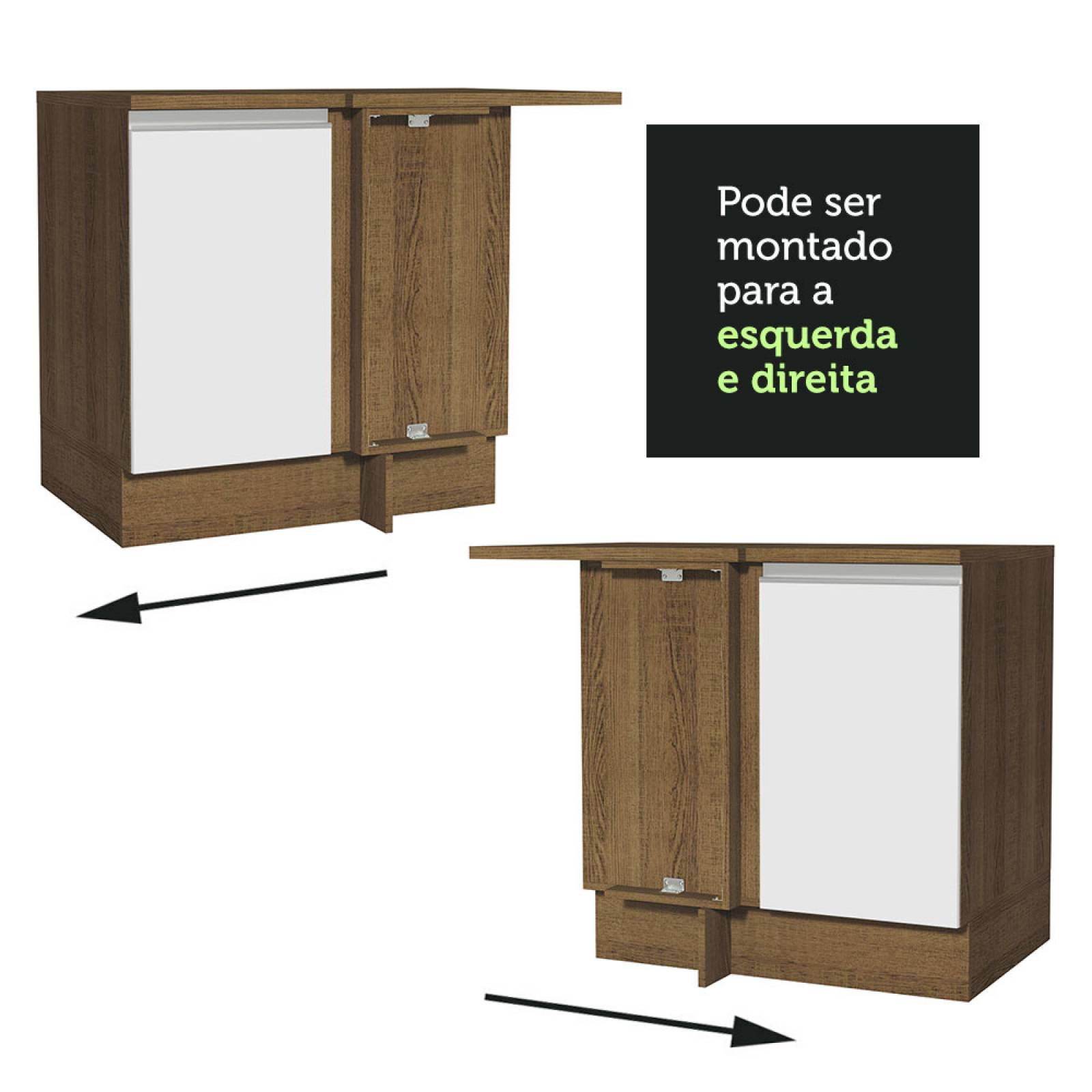 Mueble Inferior de Cocina Esquinero Madesa Glamy 1 Puerta.