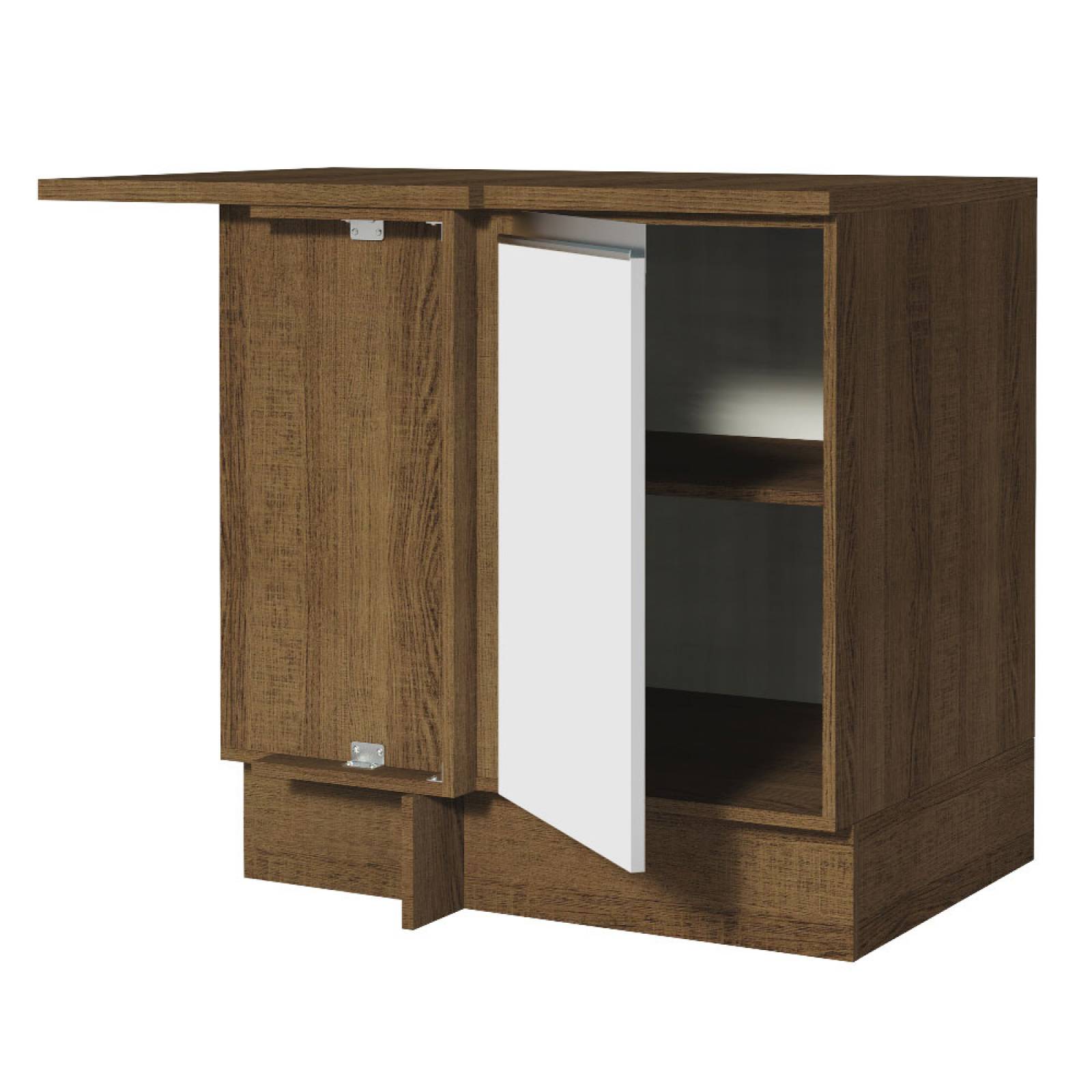 Mueble Inferior de Cocina Esquinero Madesa Glamy 1 Puerta.