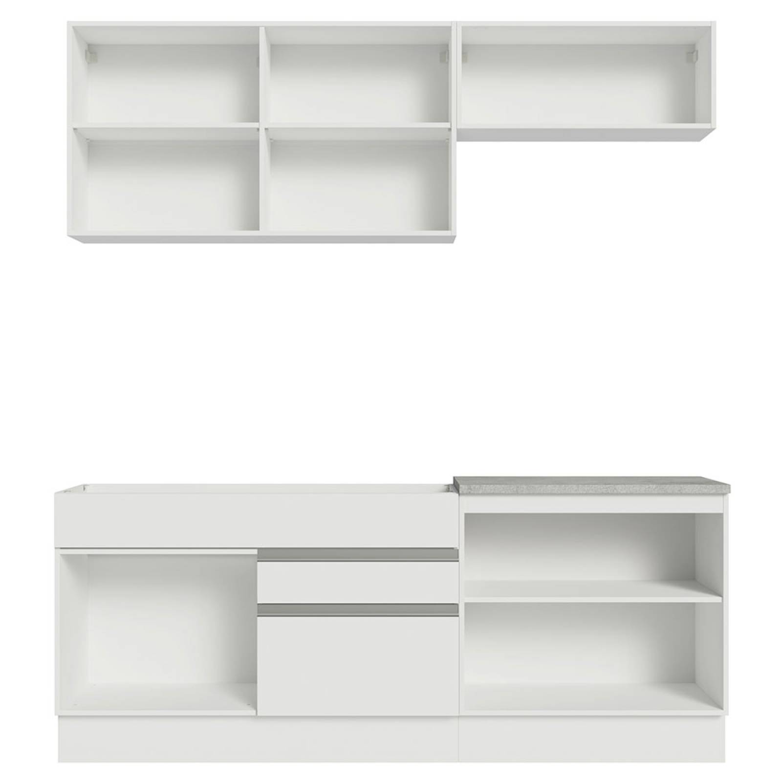 Mueble de Cocina Integral 200cm Glamy Madesa 07.