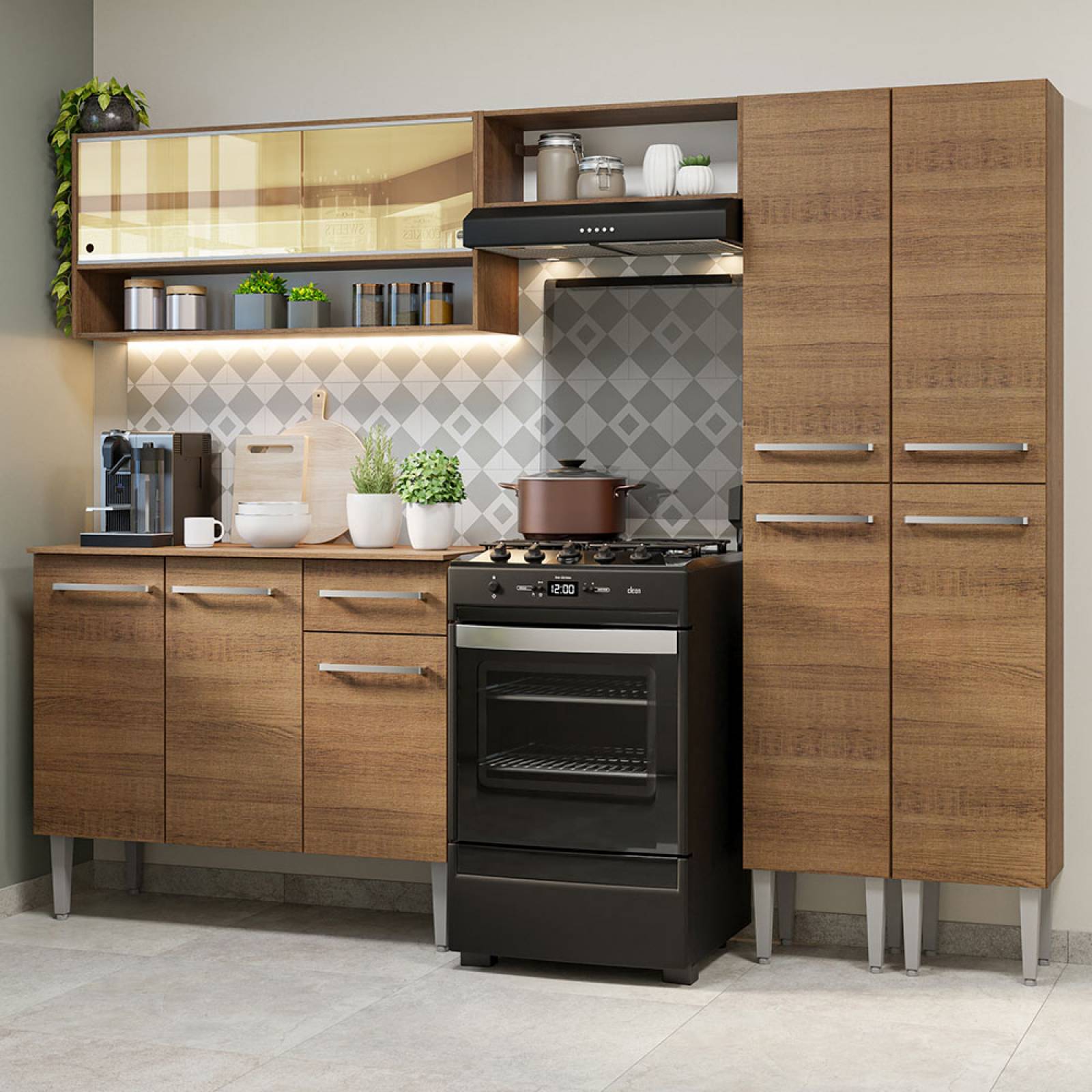 Mueble de Cocina Integral Madesa Emilly 229cm 04.