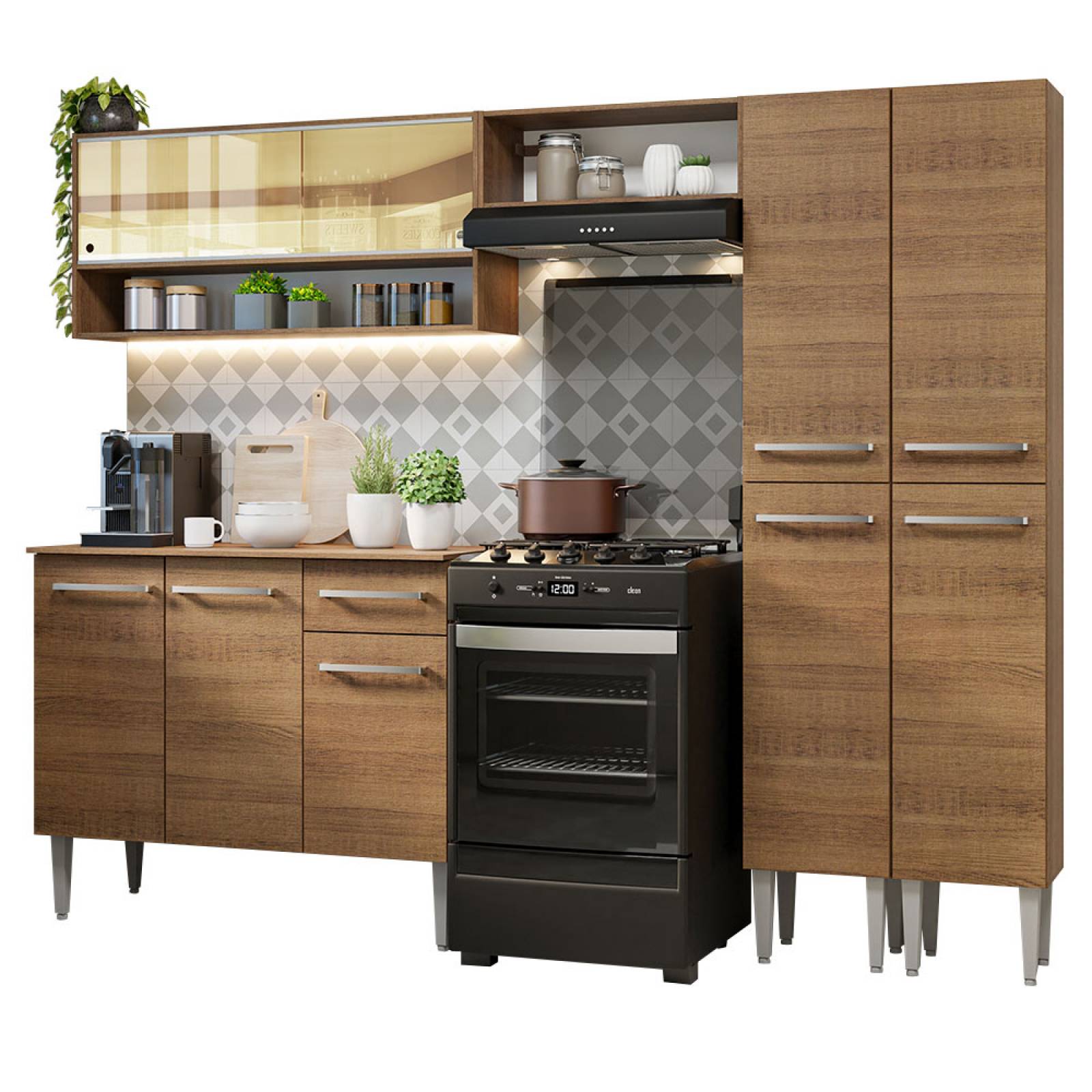 Mueble de Cocina Integral Madesa Emilly 229cm 04.