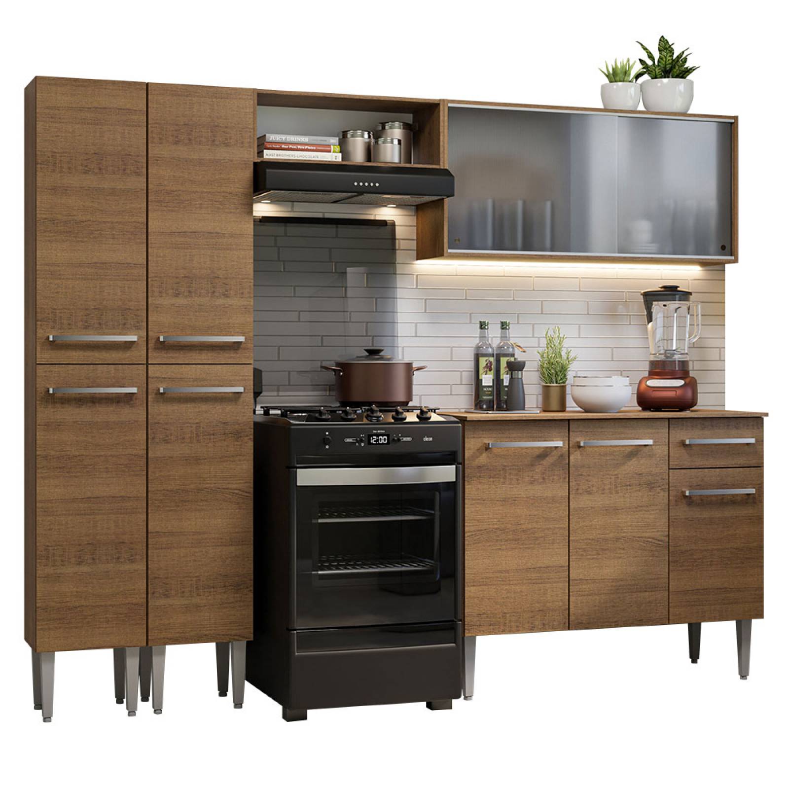 Mueble de Cocina Integral 229cm Emilly Madesa 05.