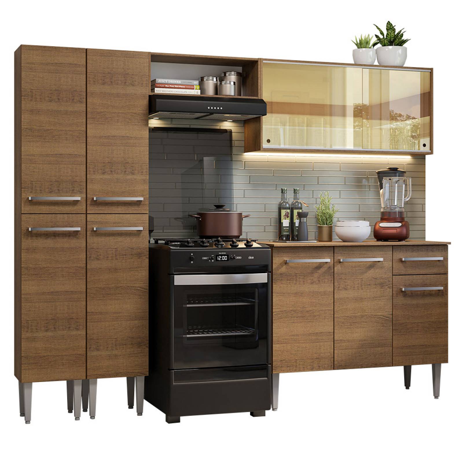 Mueble de Cocina Integral Madesa Emilly 229cm 06.