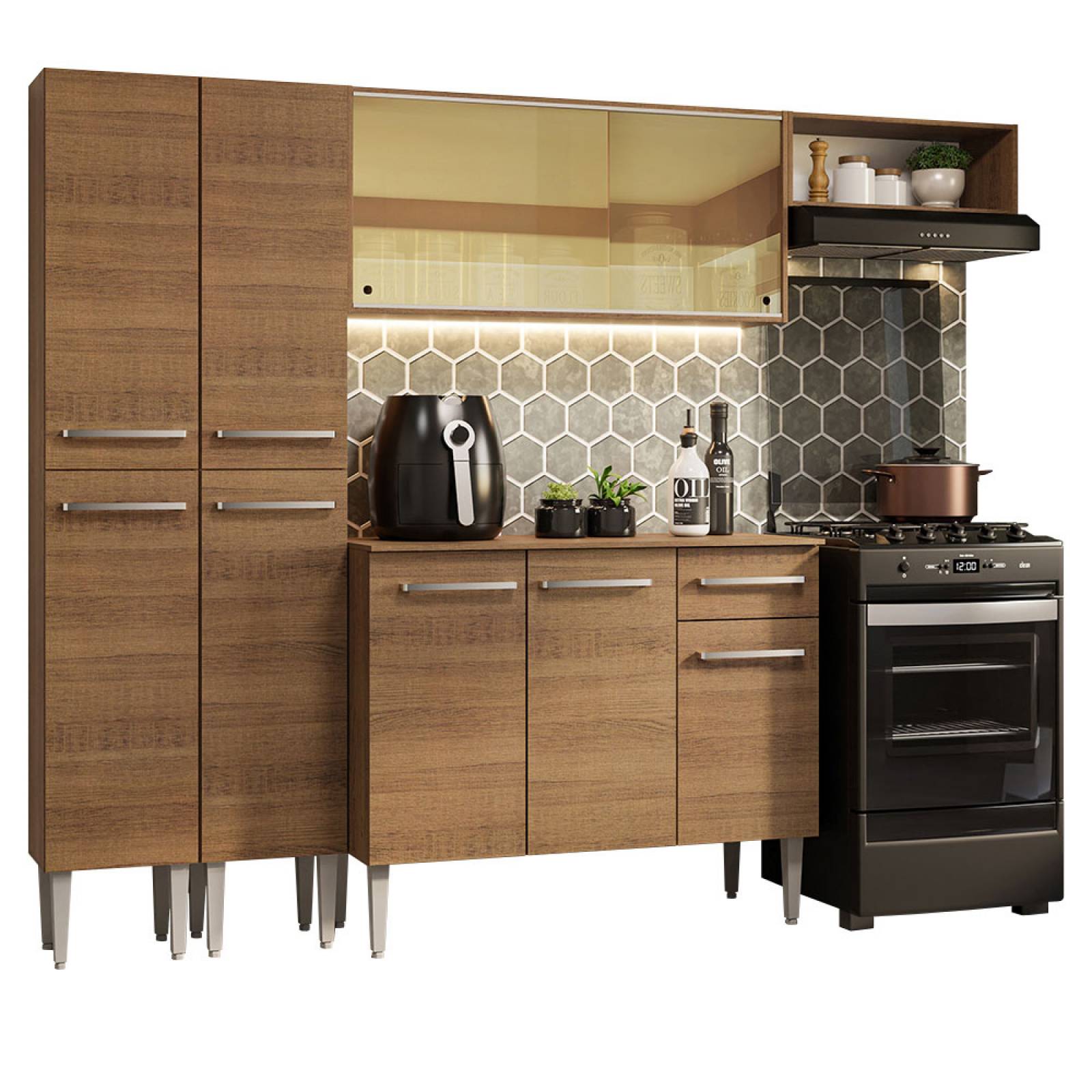 Mueble de Cocina Integral Madesa Emilly 229cm 09.