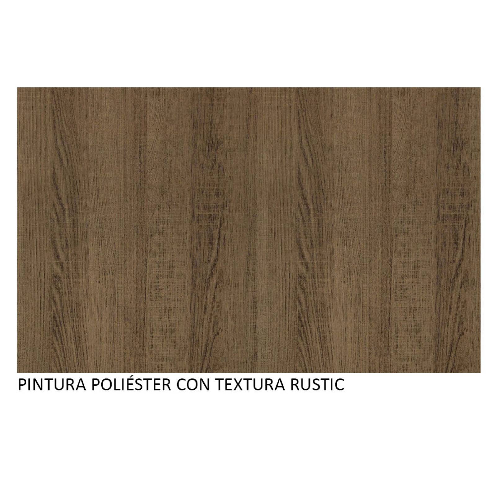 Mueble de Cocina Integral Esquinera 293 cm Marrón Emilly Open Madesa 01.