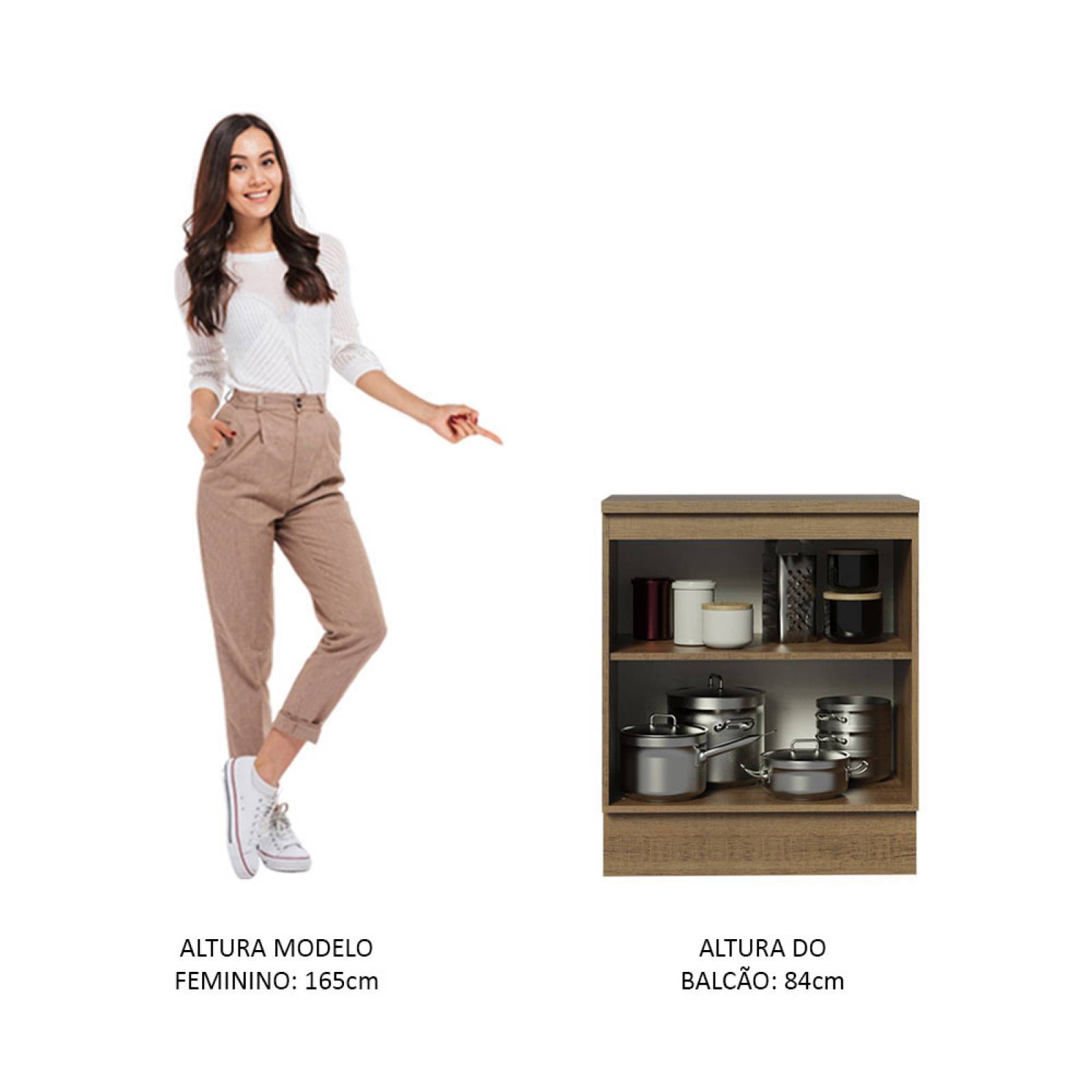 Mueble de Cocina 70cm 2 Puertas Agata Madesa.