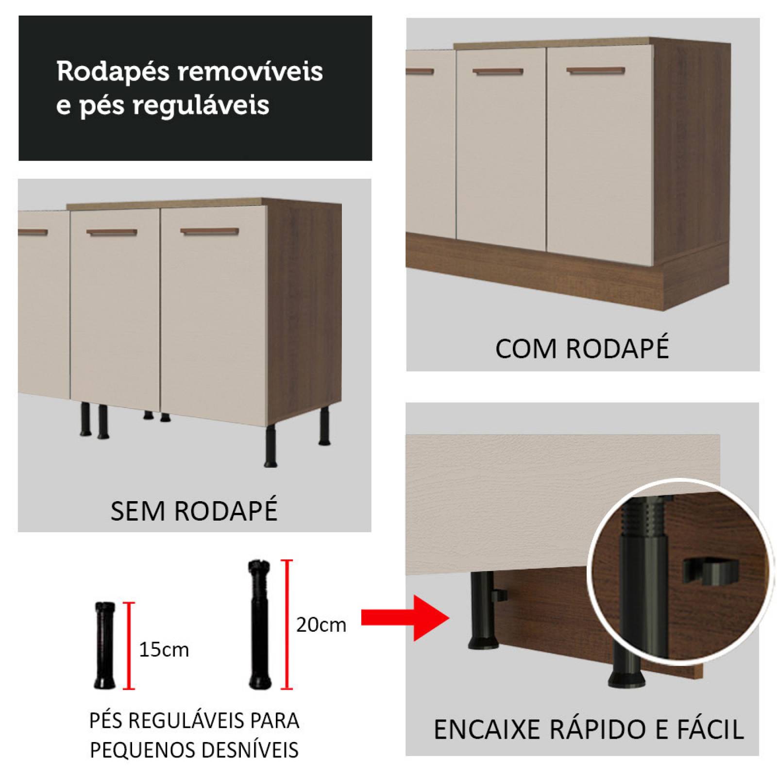 Mueble de Cocina Puerta-Refrigerador 1 Puerta BasculanteAgata Madesa
