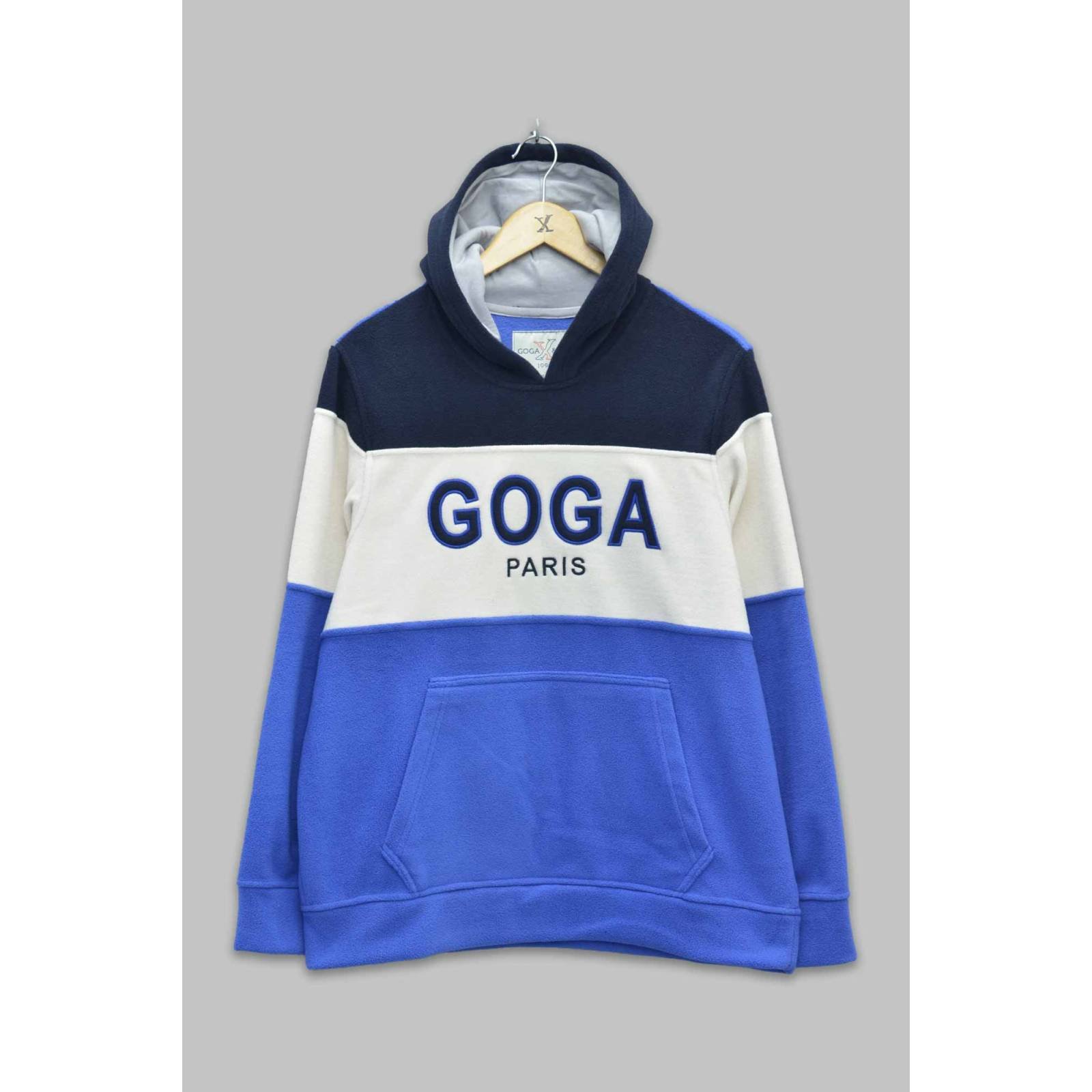 Sudadera polar para hombre, básica bordada con manga larga, capucha aj –  Goga & Co